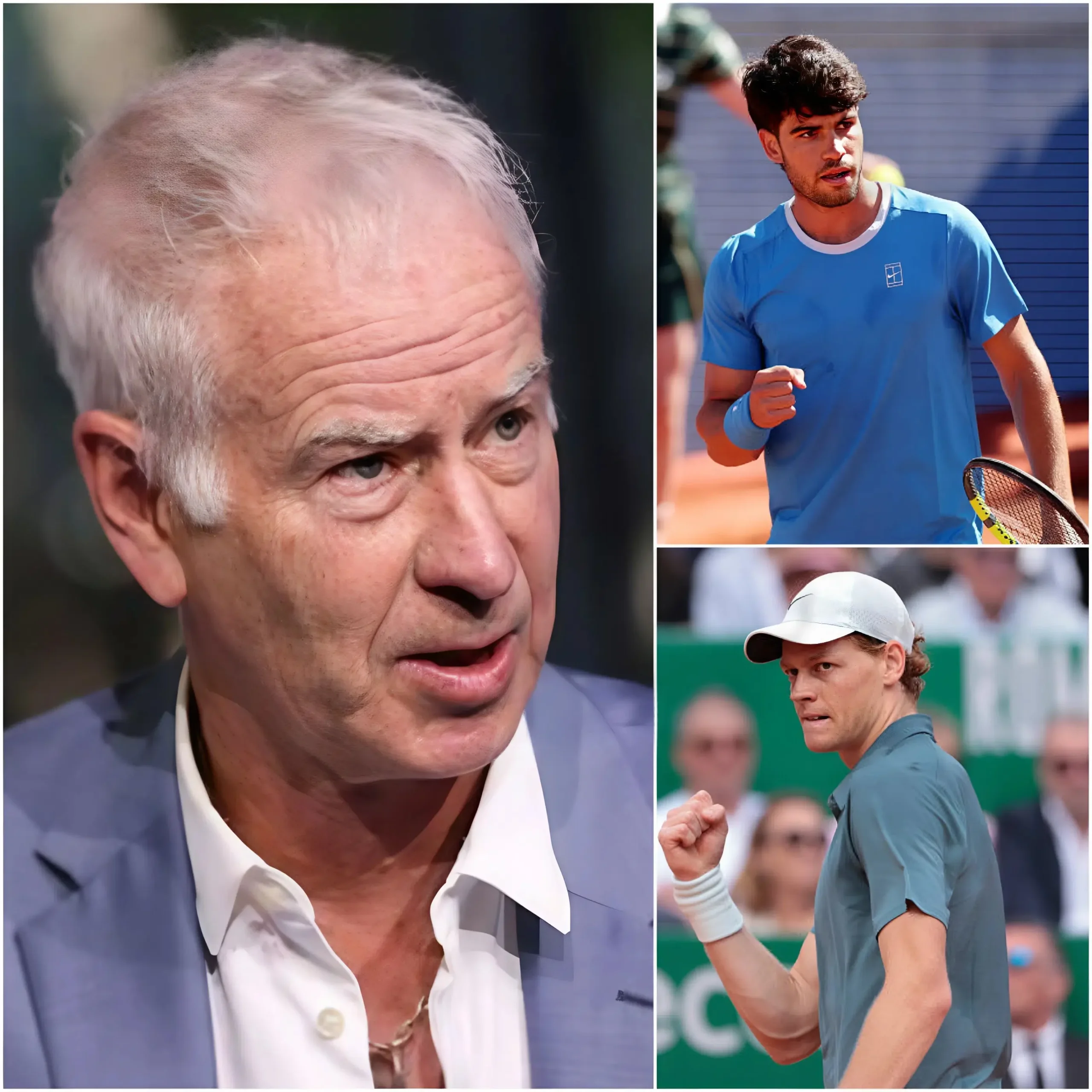 Cover Image for 🚨 McEnroe sacude al tenis: Alcaraz y Sinner ya amenazan el dominio de Nadal en tierra batida y se abre la posibilidad de un cambio histórico en Roland Garros