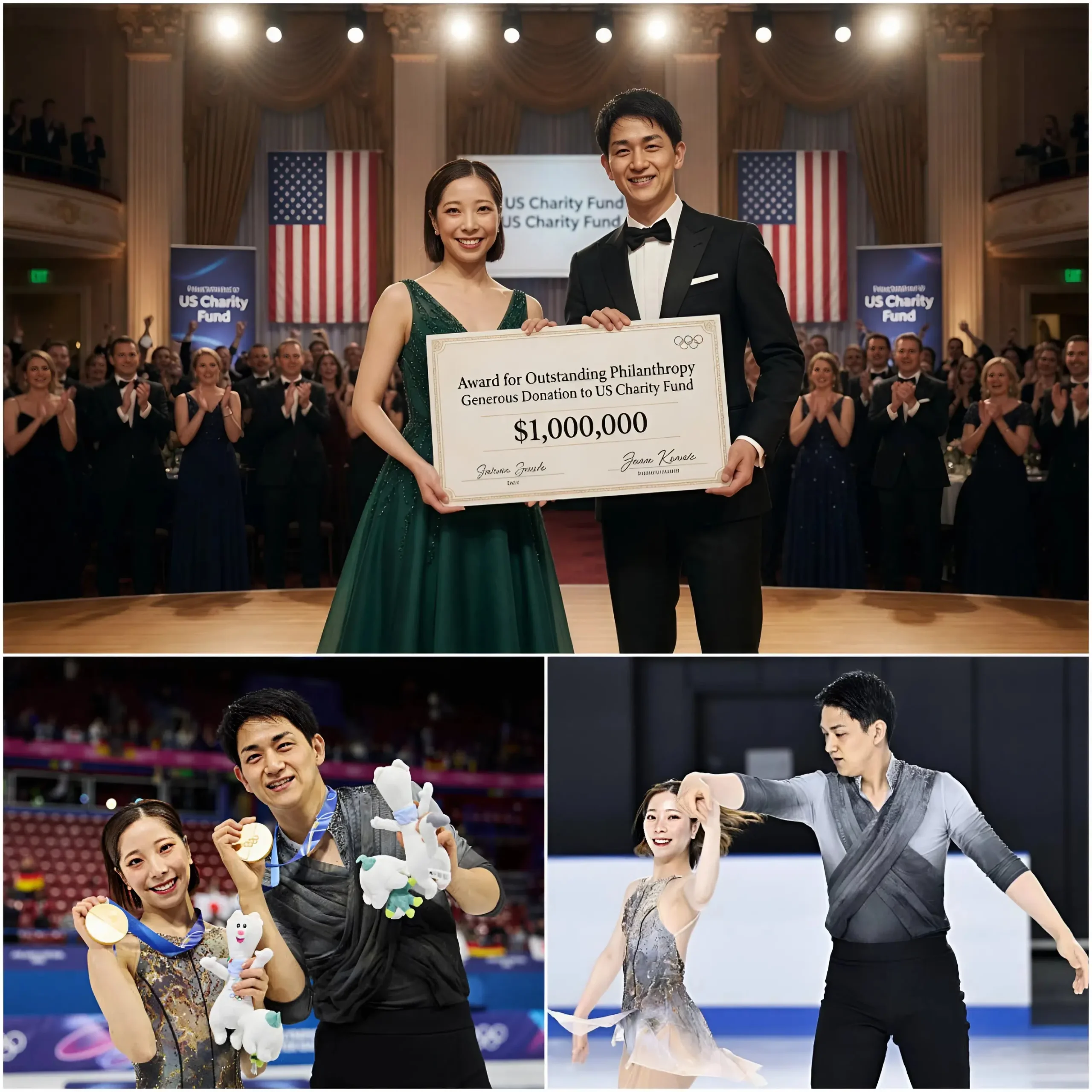 Cover Image for SHOCKING THE FIGURE SKATING WORLD: Riku Miura and Ryuichi Kihara leave the entire community stunned after unexpectedly announcing they will donate ALL of their prize money from top-level competitions to charity—a decision unprecedented in modern figure skating history