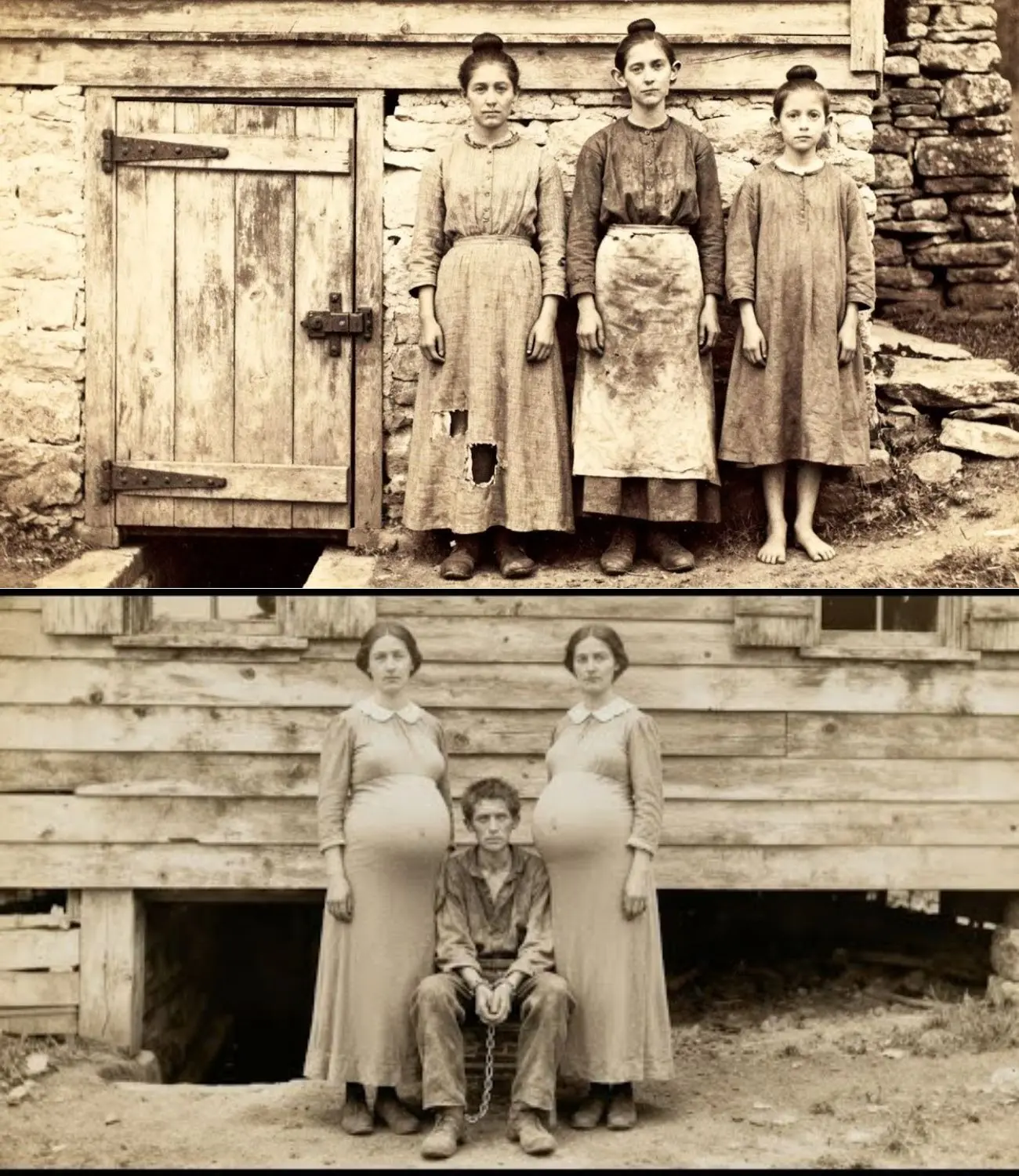 Cover Image for Le sorelle consanguinee che tenevano il padre incatenato in cantina: la terribile vendetta delle sorelle Byrd (1877)