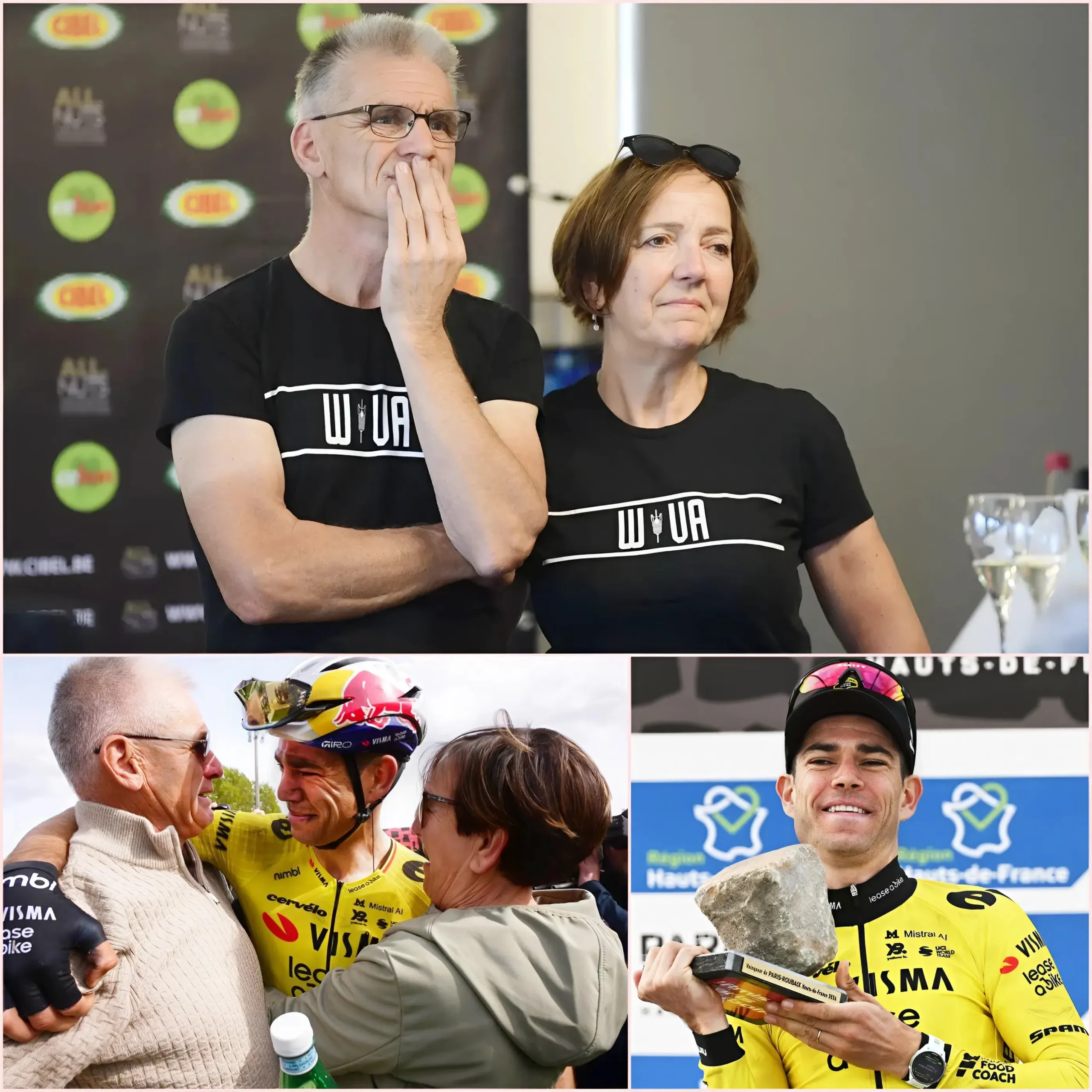 Cover Image for 😍😍 ONTROEREND: Wout van Aert doneerde de helft van zijn prijzengeld van Parijs-Roubaix 2026 om de droom van zijn ouders te vervullen.