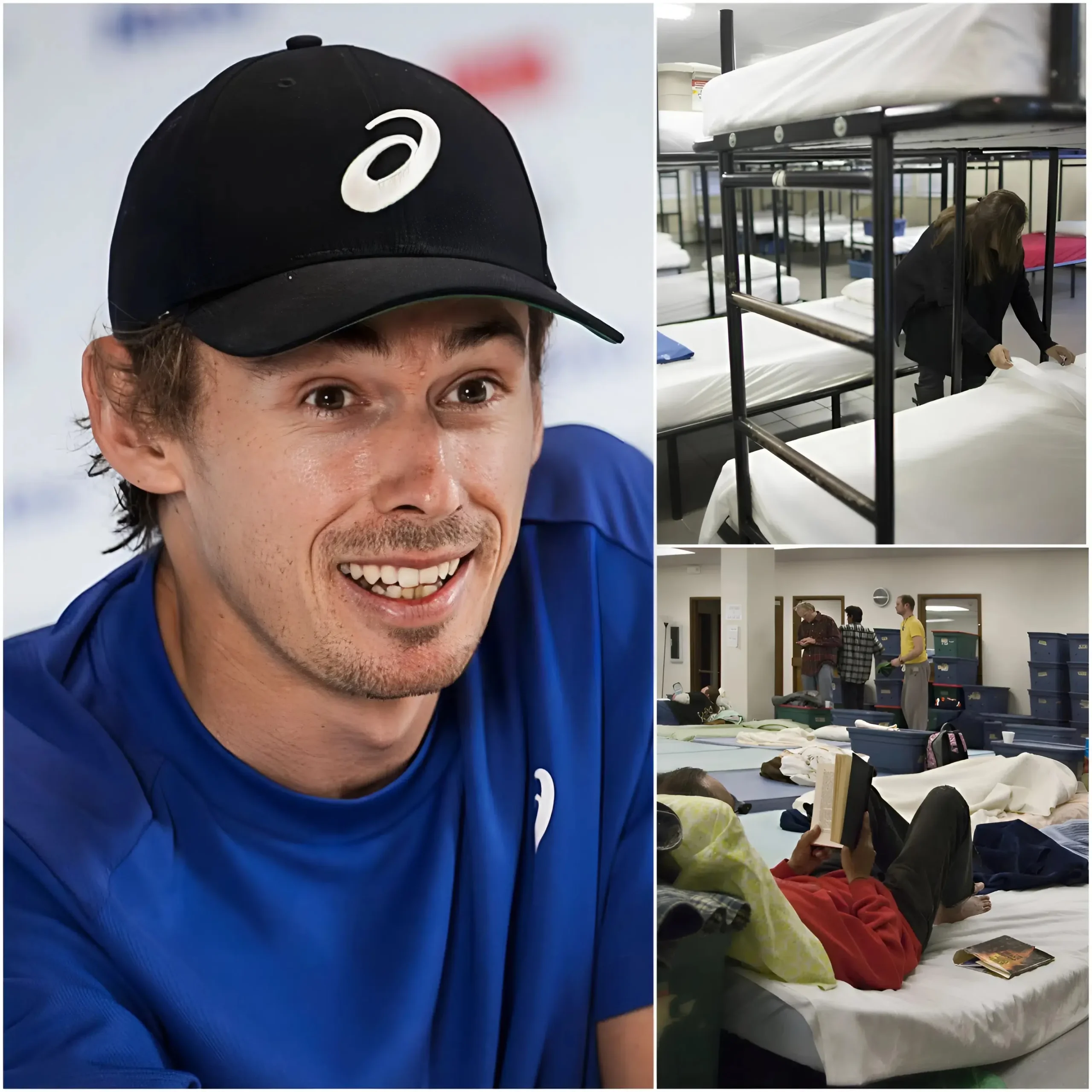 Cover Image for 😍BREAKING: Alex de Minaur Spends $2M on Homeless Shelter & Community Project