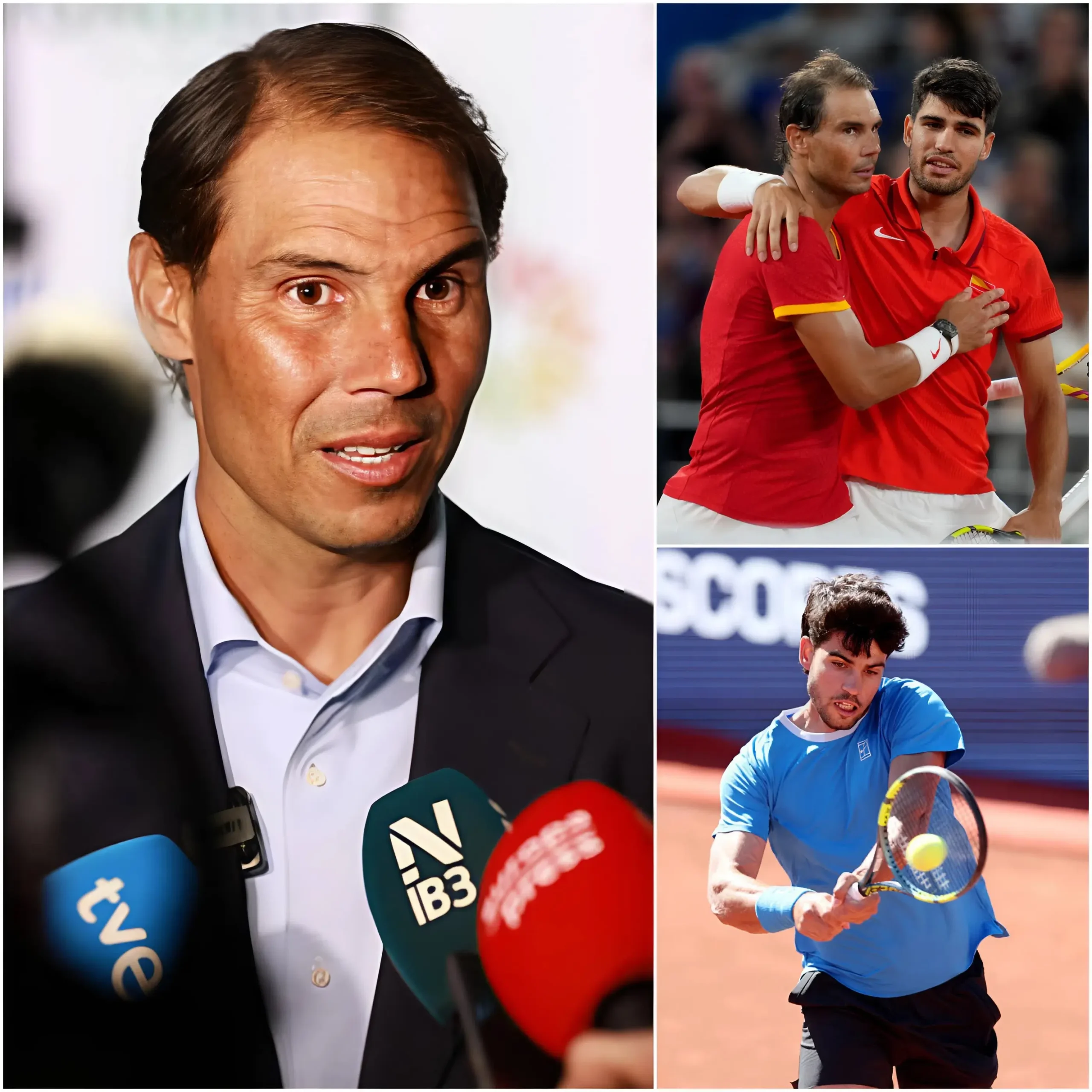 Cover Image for 🎾 Nadal a Alcaraz: “No ganes, sigues siendo campeón” — su mensaje tras Barcelona sorprende a todos