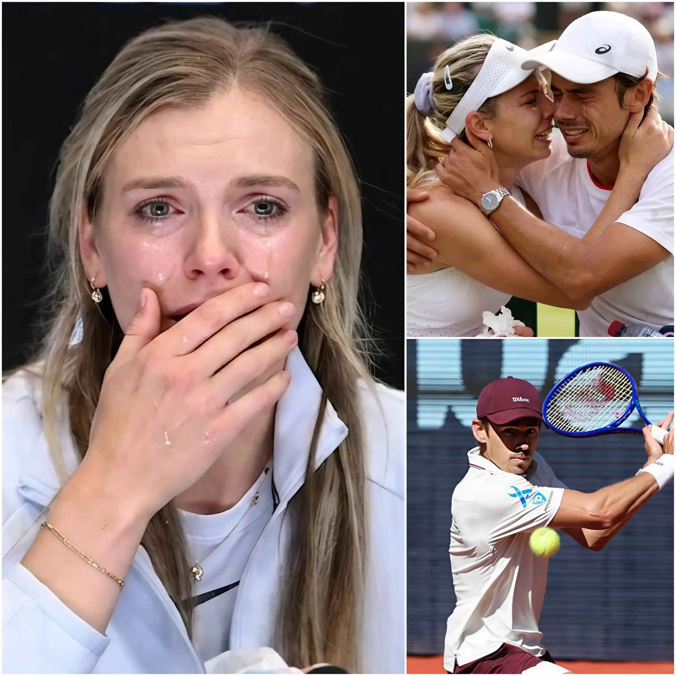 Cover Image for 🔥 Katie Boulter Tearfully Defends Alex de Minaur, Urges Fans to Show Compassion Amid Backlash 💔