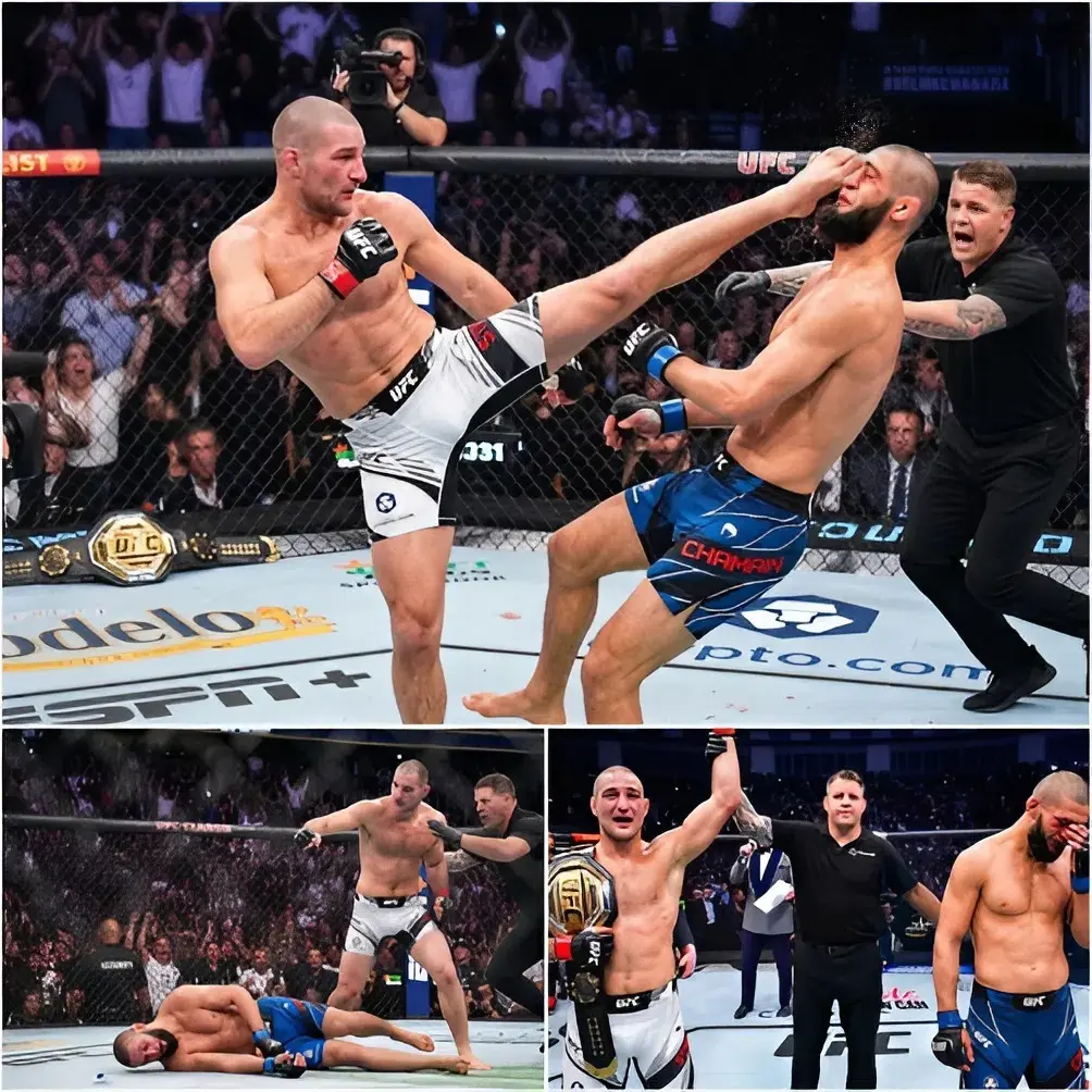 Cover Image for 🚨”QUEDÓ ATONADO” ¡El reinado no cayó, fue borrado! — Sean Strickland aniquila a Khamzat Chimaev con un devastador KO que lo cambia todo