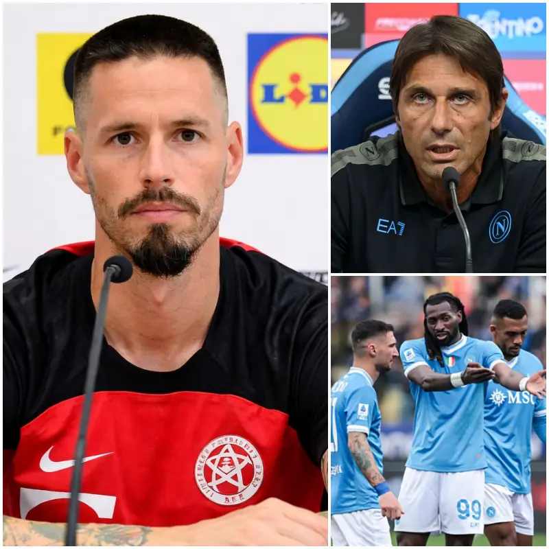 Cover Image for « PER BATTERE LA LAZIO, IL NAPOLI DEVE ESCLUDERE 2 GIOCATORI » La leggenda Marek Hamsik ha scioccato il mondo intero suggerendo improvvisamente che l’allenatore Antonio Conte dovrebbe prendere decisioni forti ed escludere i giocatori che mancano di spirito di combattimento e che non si adattano al sistema di pressing attuale.