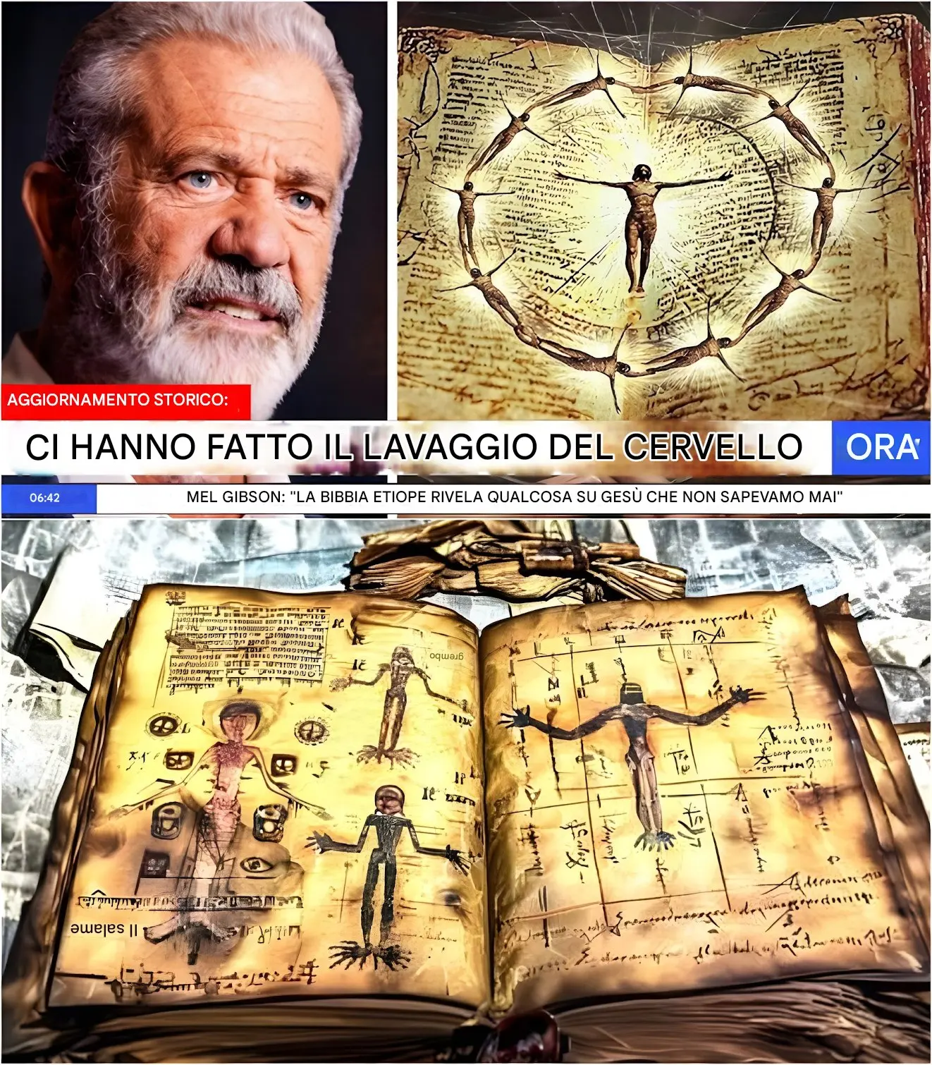 Cover Image for Mel Gibson rivela una notizia scioccante: “La Bibbia etiope rivela qualcosa su Gesù che non sapevamo”