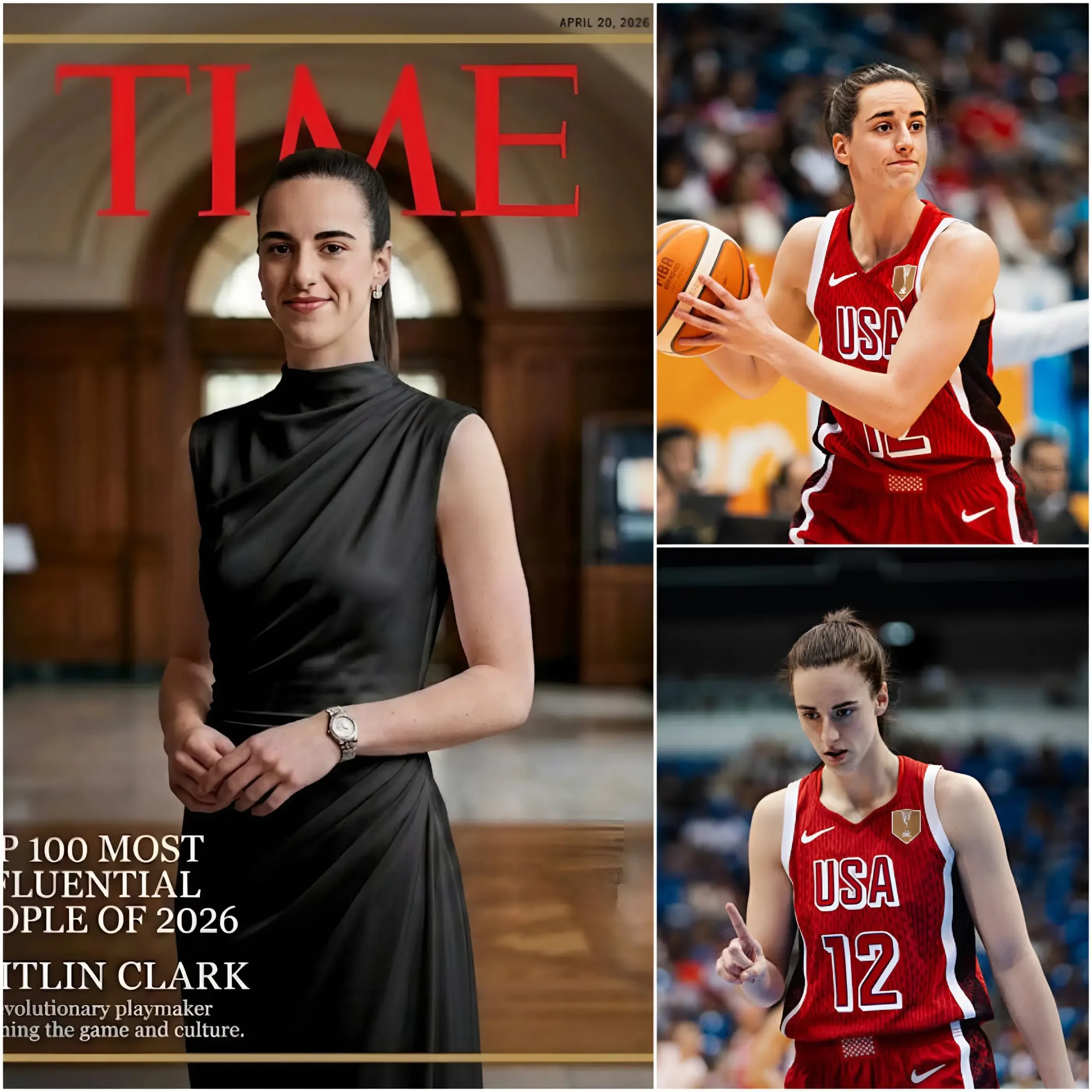 Cover Image for 🚨 BREAKING NEWS: Caitlin Clark has been named by TIME magazine as one of the 100 most influential people in the world 🌍 — a historic recognition of her explosive rise from record-breaking college star at Iowa 🏀📊 to the face of a new WNBA era with the Indiana Fever ⚡, where she is actively redefining the global perception of women’s basketball 🔥
