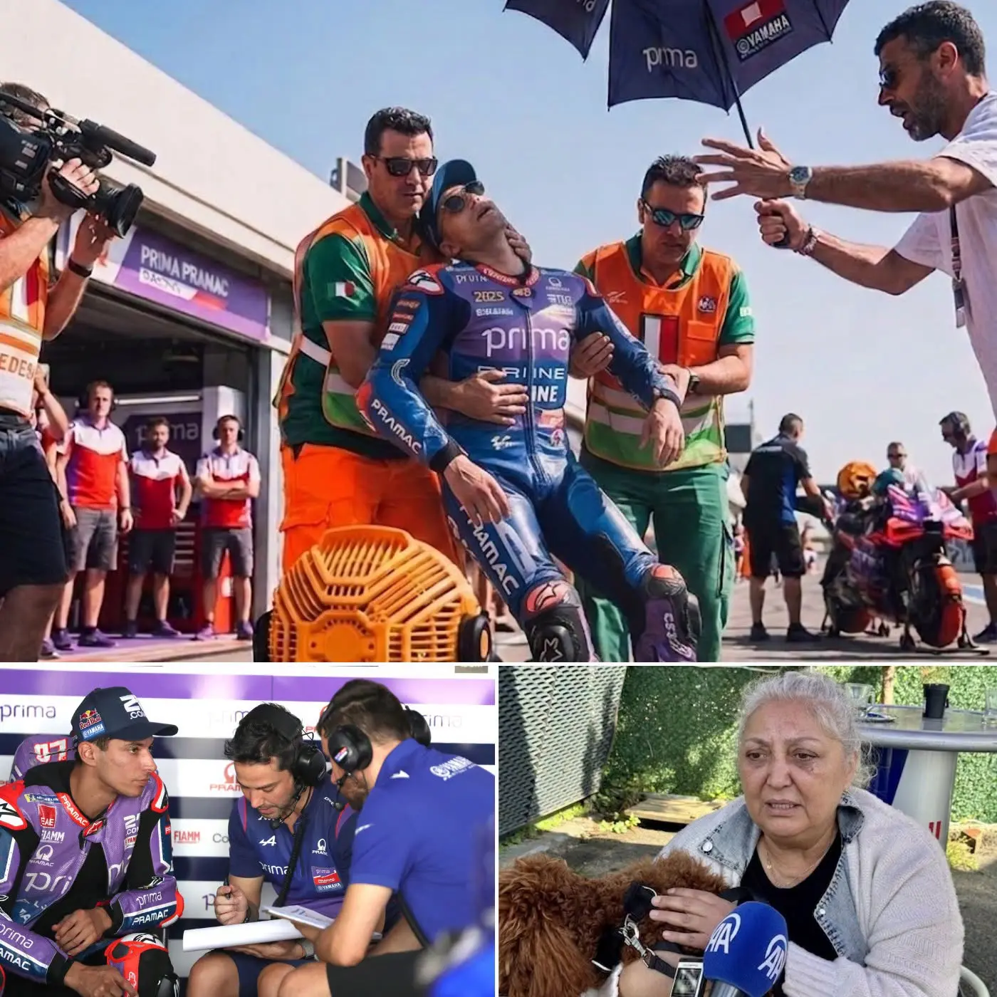 Cover Image for 🚨😢UN MOMENT CHOQUANT LORS DU TEST… — Toprak Razgatlıoğlu s’effondre subitement, suivi d’une déclaration de sa famille