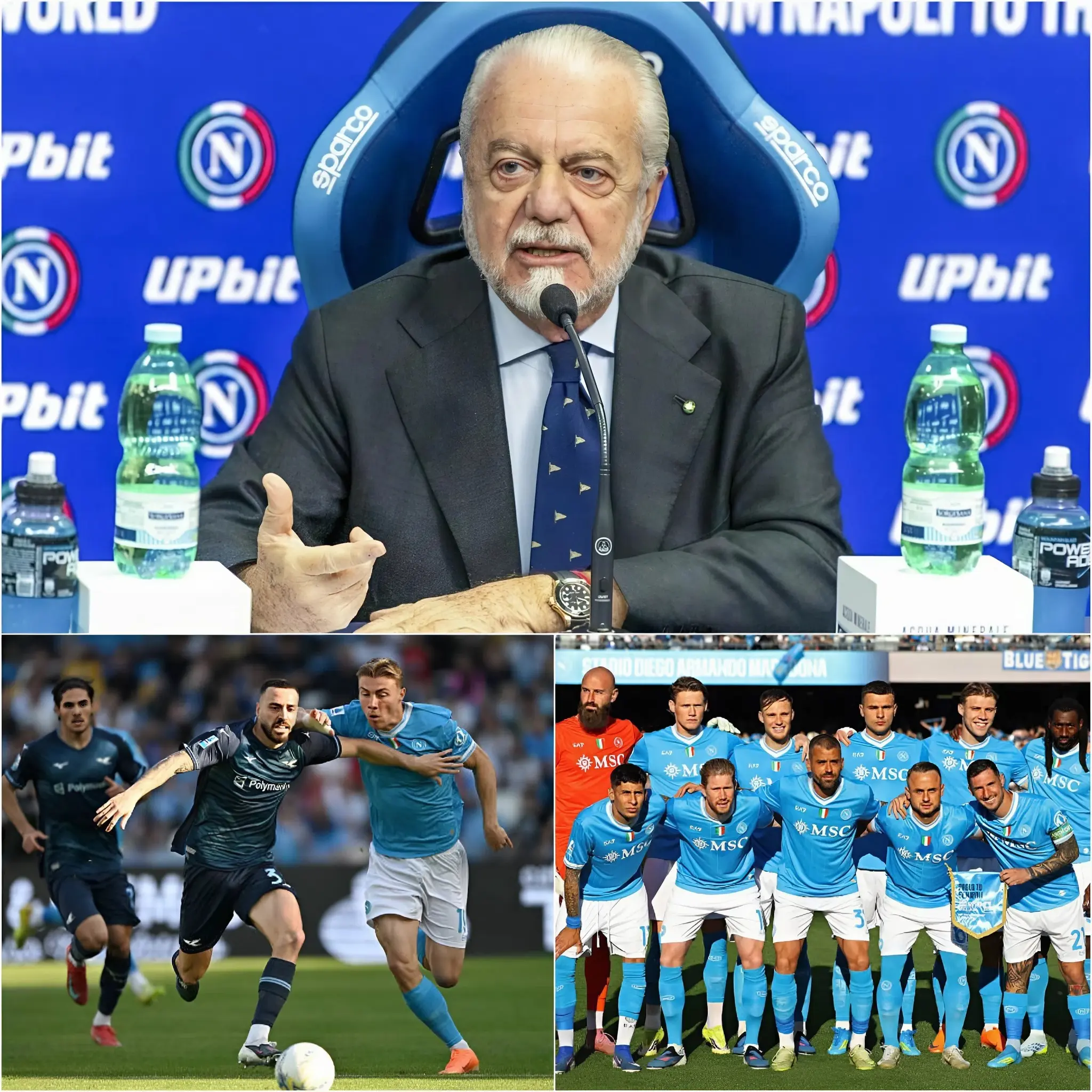 Cover Image for 🚨 «NON MERITATE NEMMENO DI INDOSSARE LA MAGLIA DEL NAPOLI PER UNA SOLA PARTITA!» Aurelio De Laurentiis è sbottato con rabbia furiosa dopo la pesante sconfitta per 0-2 contro la Lazio.