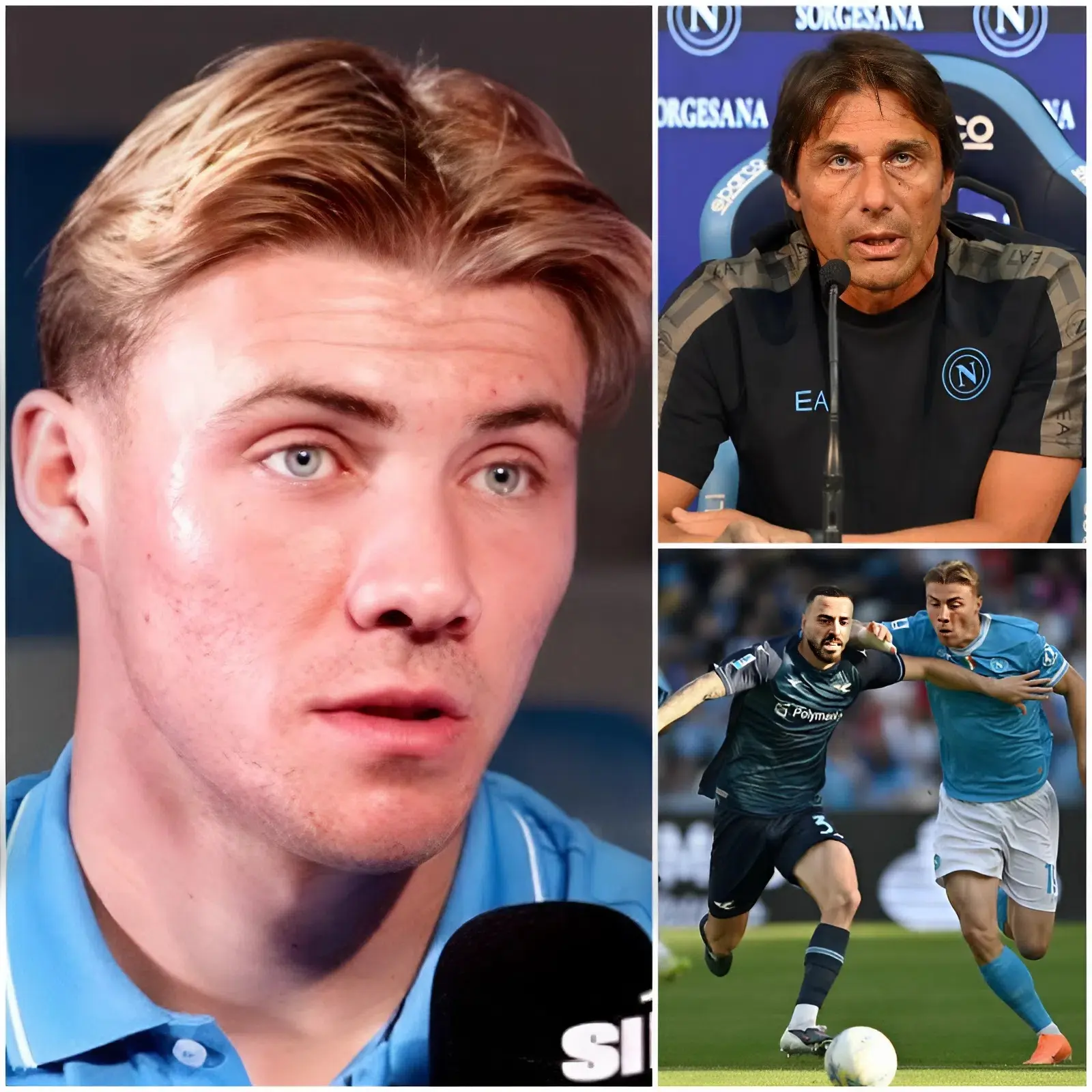 Cover Image for 🚨 «Basta, lascerò l’Italia!» Rasmus Højlund ha sorpreso tutti con una dichiarazione esplosiva dopo la pesante sconfitta del Napoli contro la Lazio.