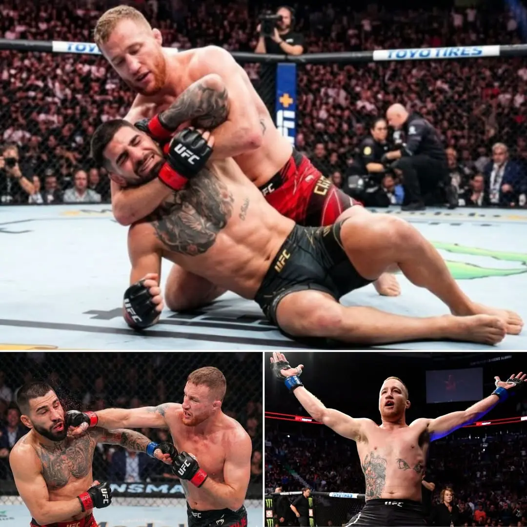 Cover Image for “The Hunter Didn’t Wake Up!” — Justin Gaethje Obliterates Ilia Topuria in a 6-Minute Rampage of Violence