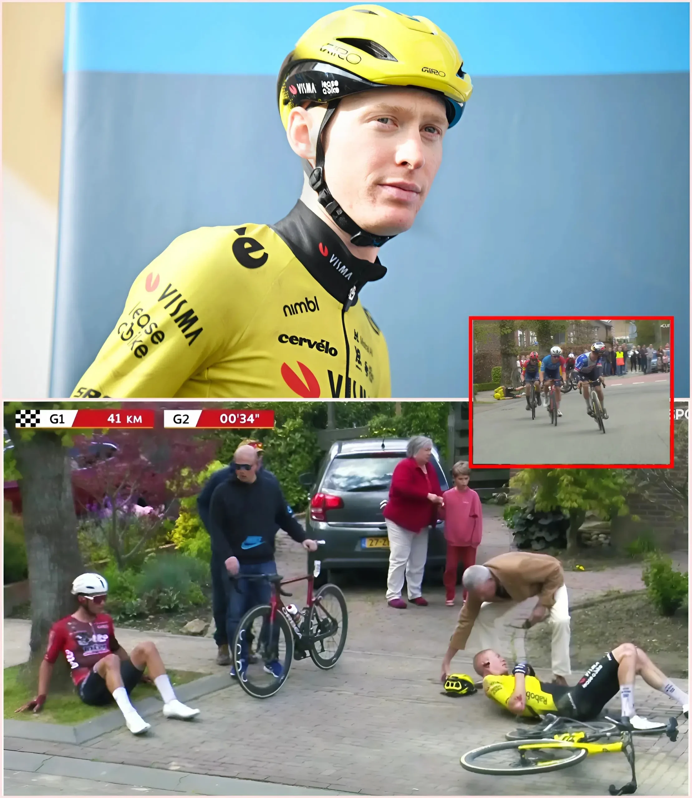 Cover Image for 🚨**”IK HEB ME HEEL GOED VOORBEREID, MAAR HIJ HEEFT HET VERPEST!”** Matteo Jorgenson barstte van emotie in zijn uithaal naar Kévin Vauquelin nadat deze een kettingbotsing veroorzaakte waarbij Matteo Jorgenson betrokken was, samen met nog twee andere renners die achter hem vast kwamen te zitten.