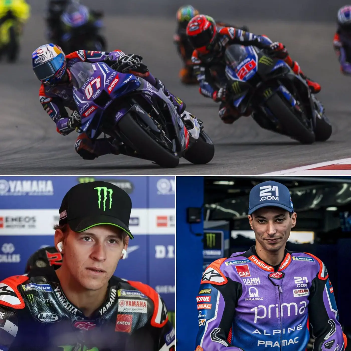 Cover Image for 🚨Une tempête se prépare chez Yamaha — Toprak Razgatlıoğlu gravit rapidement les échelons et menace sérieusement le règne de Fabio Quartararo