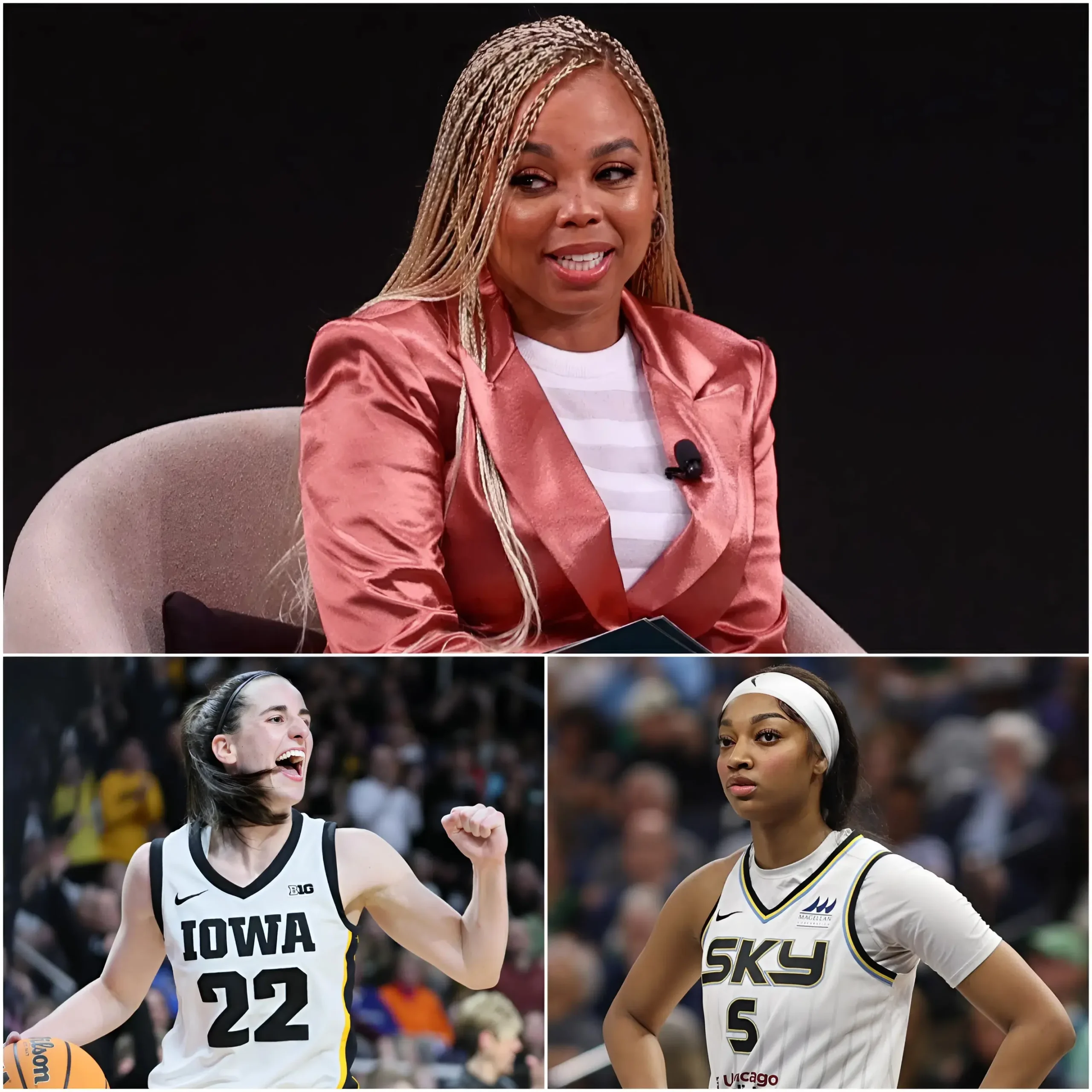 Cover Image for 🚨 SHOCKING: Jemele Hill sets the basketball world on fire after calling Angel Reese the “Michael Jordan of the WNBA” and claiming she has already surpassed Caitlin Clark! 😱
