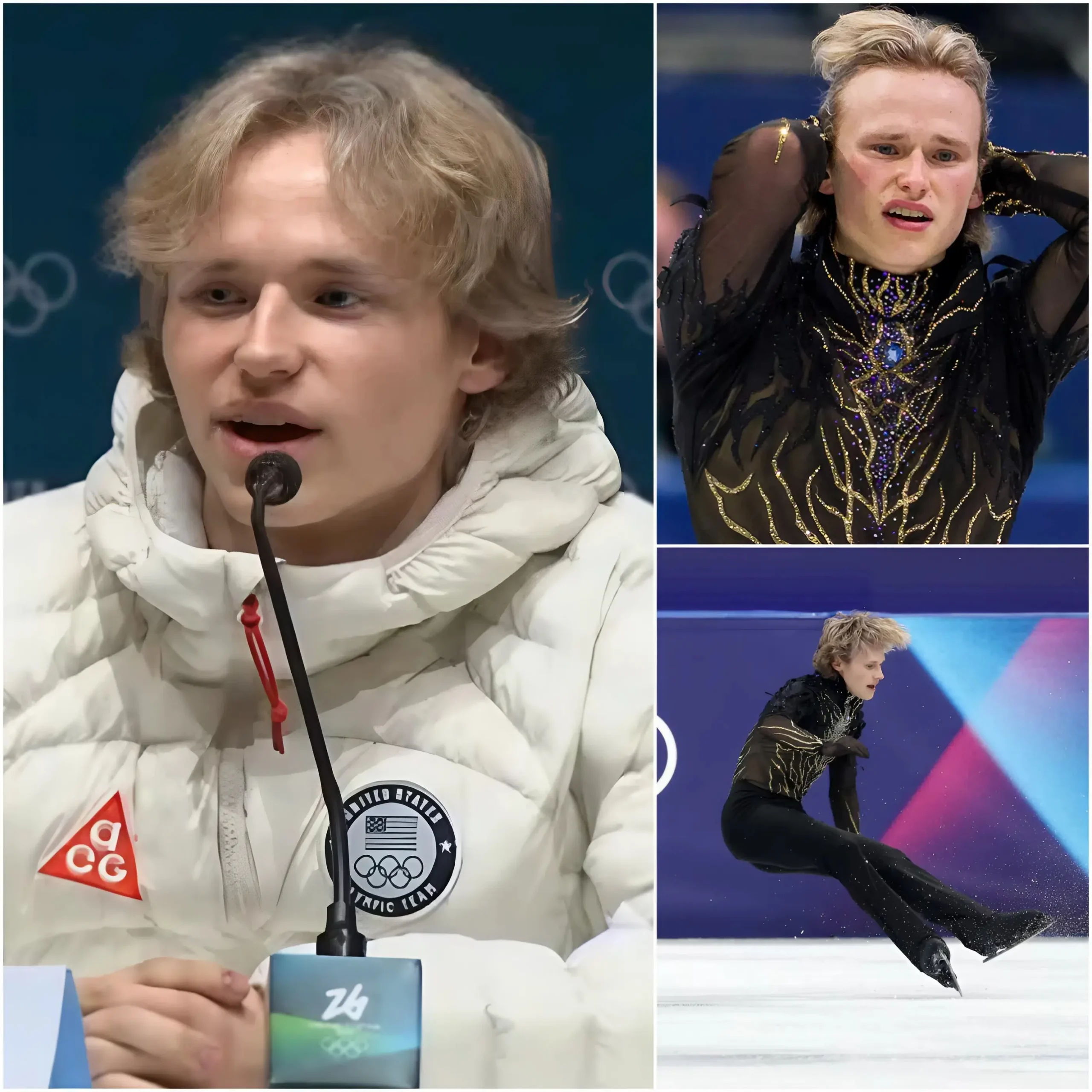 Cover Image for 😯Ilia Malinin says he will never return to the Winter Olympics again, emotional press moment sparks shock as he hints at hidden issues affecting his performance and reveals a surprising truth behind his decision.