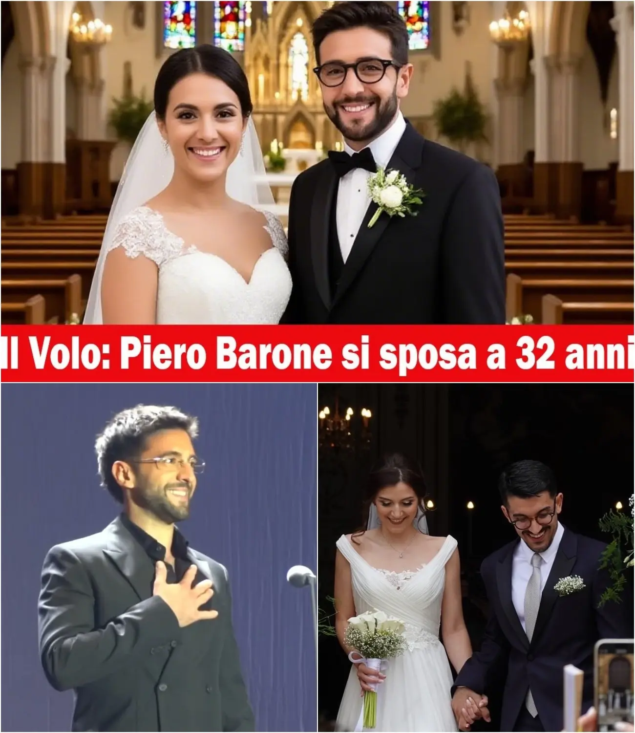 Cover Image for Piero Barone, il “Sì” segreto che commuove il mondo: ecco chi è Giorgia, la donna che ha sposato l’anima del tenore lontano dai riflettori