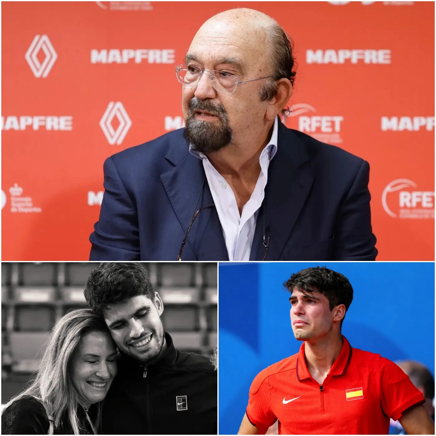 Cover Image for 😢💔 TRISTE NOTICIA: Hace diez minutos, el presidente de la Federación Española de Tenis (RFET), Miguel Díaz Román, envió sus más sentidas condolencias a Carlos Alcaraz. Su madre se encuentra actualmente…👇👇
