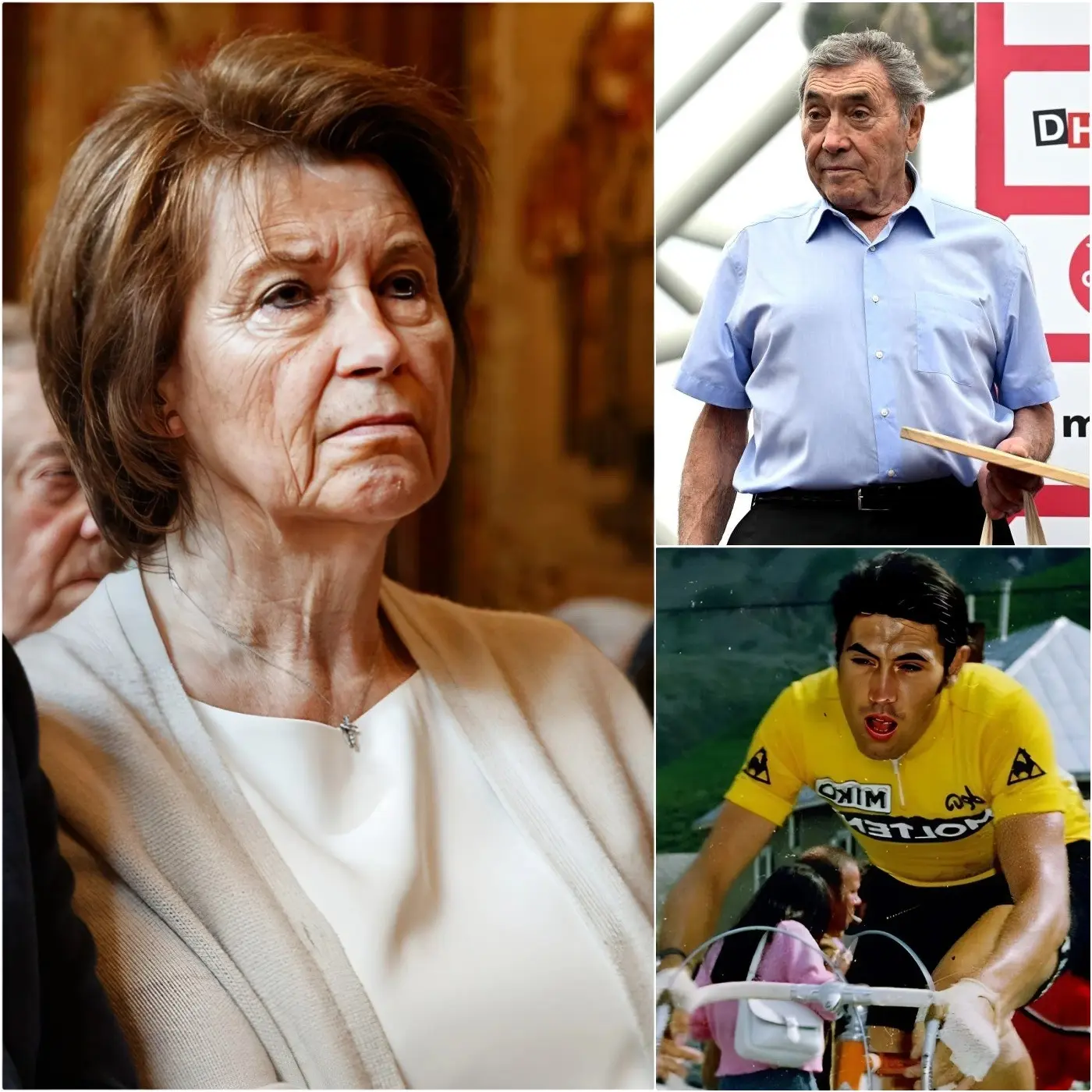 Cover Image for SLECHT NIEUWS: De vrouw van de legende Eddy Merckx, mevrouw Claudine Acou, barstte in tranen uit toen ze sprak over de gezondheidstoestand van Eddy Merckx, wat fans over de hele wereld in grote zorgen bracht… 👇👇