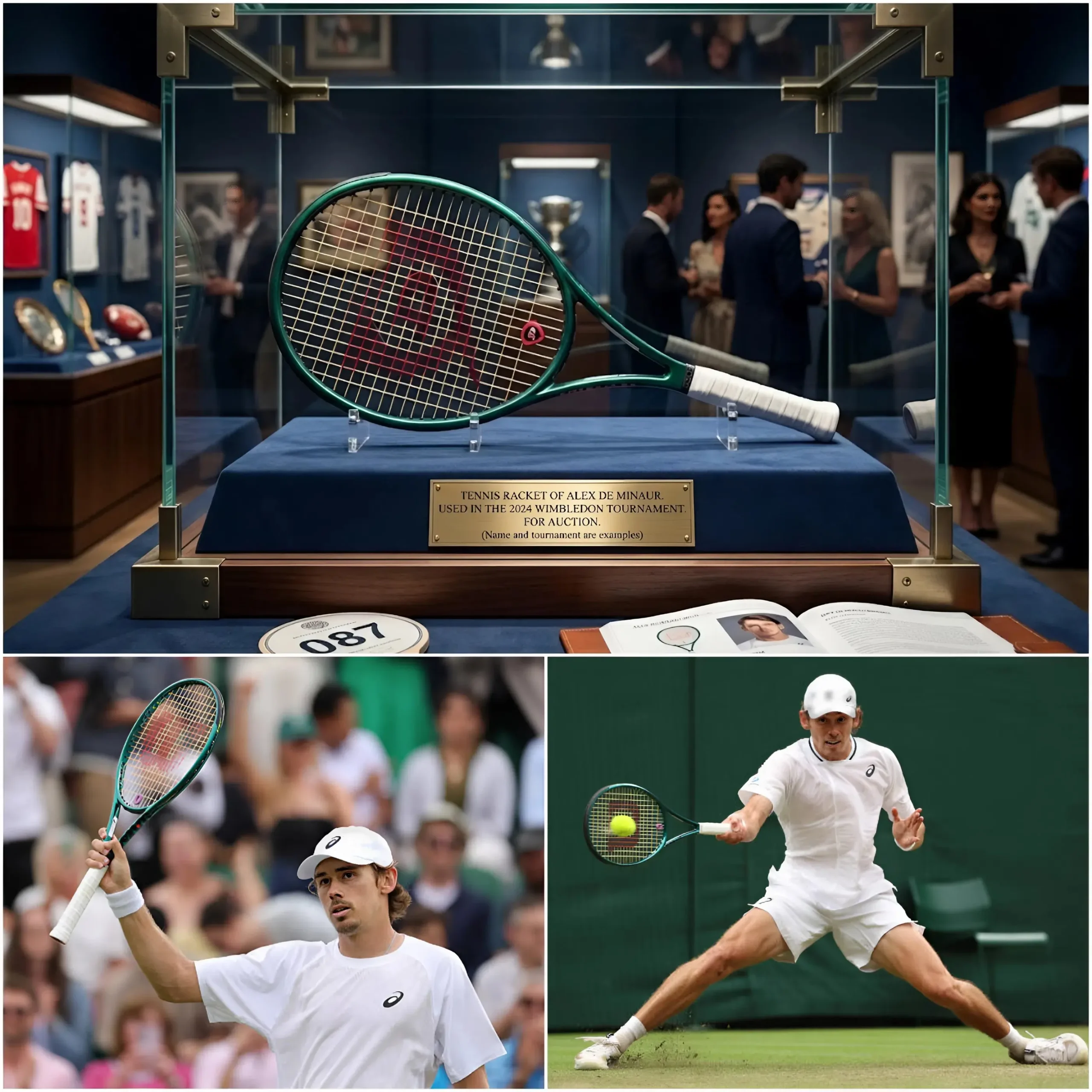 Cover Image for 🚨💖 Shocking: Alex de Minaur auctions iconic career memorabilia, donating all proceeds to a hometown community project supporting struggling families, leaving the tennis world stunned and emotional 👇