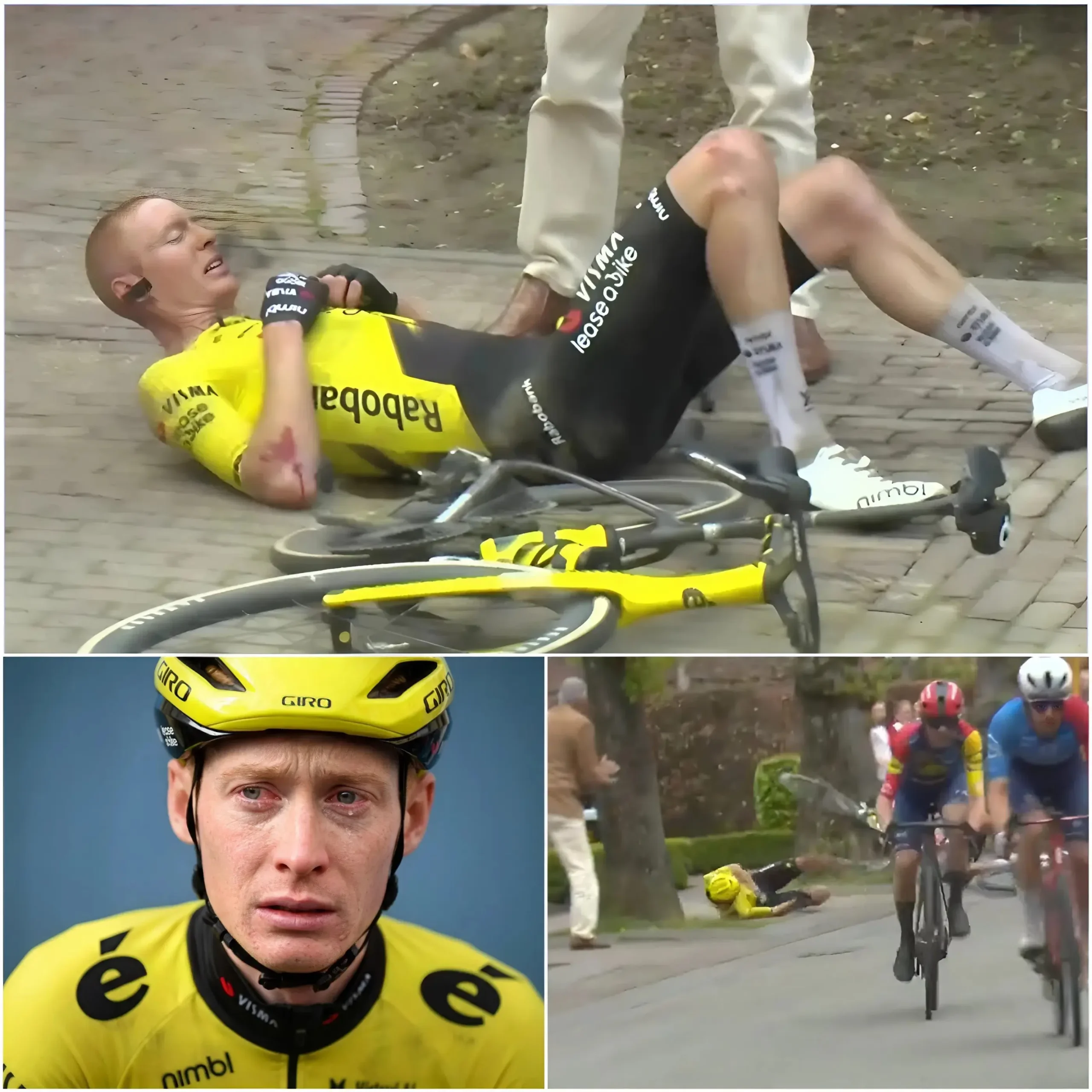 Cover Image for 🚨💥 TRAGEDIA ALL’AMSTEL GOLD: “HO VISTO TUTTO CROLLARE.” – Matteo Jorgenson lascia la scena in lacrime dopo il terribile incidente. Clavicola rotta e un “dettaglio insolito” ai raggi X sconvolge il team. Incidente o complotto? 👇