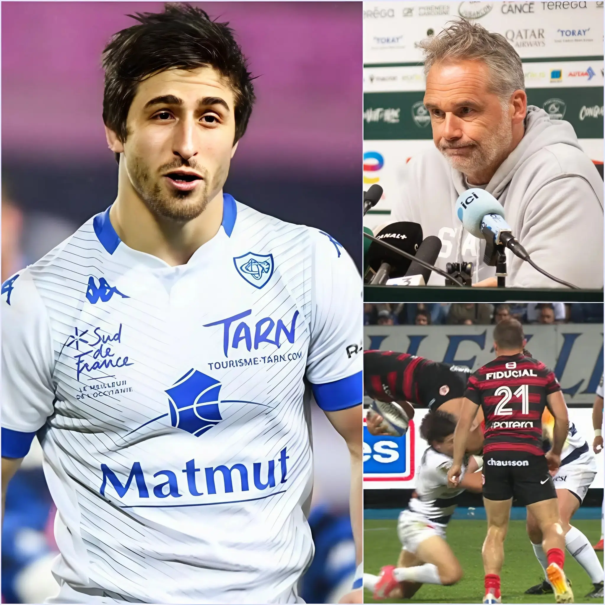 Cover Image for DERNIÈRE MINUTE 🚨 Santiago Arata vient de déposer une plainte officielle auprès de la LNR, réclamant l’ouverture d’une enquête sur l’intégrité de l’arbitre Rozier.