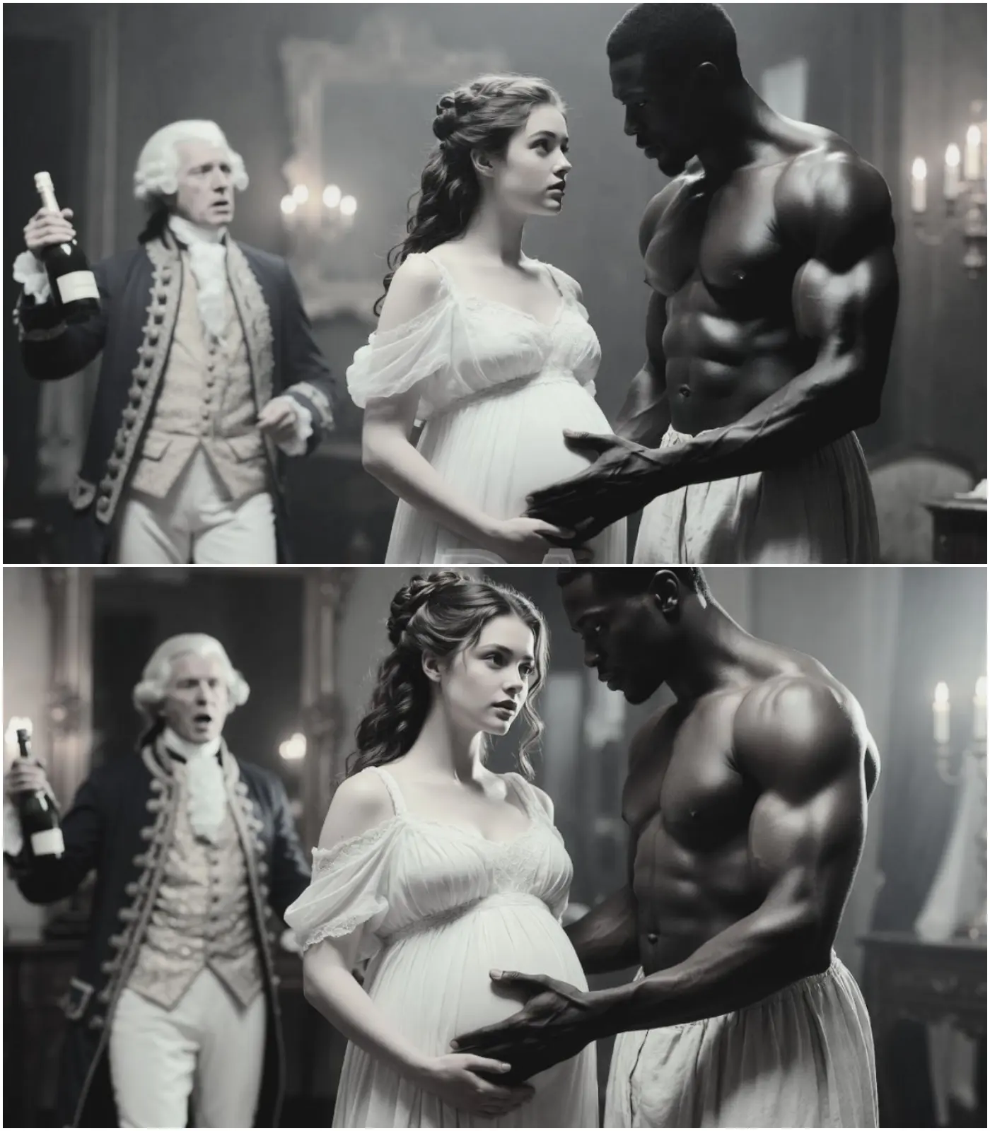 Cover Image for البارون العاجز يأمر عبده بأن يُنجب من السيدة، لكنها أحبّت ما شعرت به في داخلها…