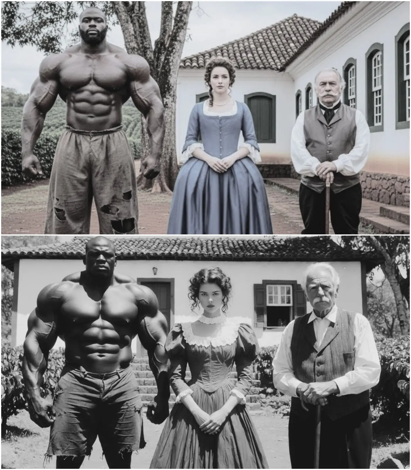 Cover Image for العقيد اشترى عبدًا عملاقًا للسيدة — لكنها لم تكن تتوقع ما سيفعله…