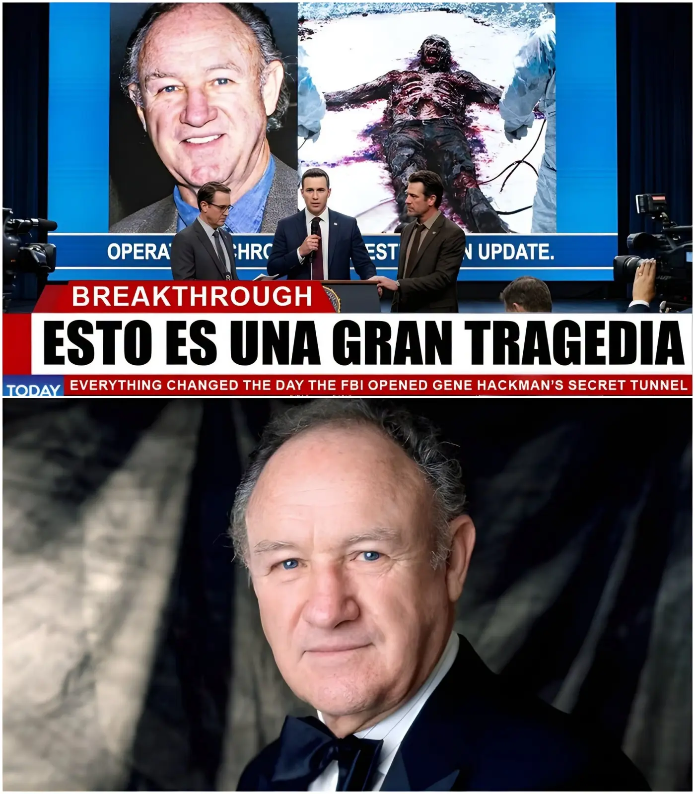 Cover Image for Todo cambió el día que el FBI abrió el túnel secreto de Gene Hackman.