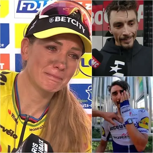 Cover Image for NOUVELLE TRÈS TRISTE!🥲 Il y a à peine 30 minutes, Pauline Ferrand-Prévot a exprimé ses condoléances les plus sincères et les plus émues à Julian Alaphilippe suite à la terrible nouvelle concernant sa famille. Quelques instants plus tard, Julian Alaphilippe a confirmé lui-même cette information, plongeant des millions de supporters dans un profond choc et une immense consternation.