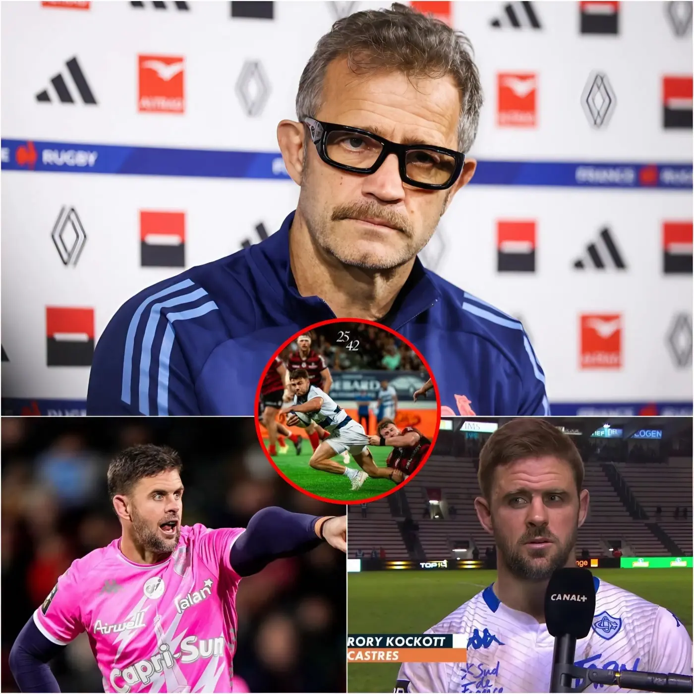 Cover Image for 🚨 “Le Top 14, Journée 21 EST UN DÉSASTRE ! Antoine Dupont est le plus gros tricheur.” — Rory Kockott, célèbre joueur de rugby français, a provoqué un tollé dans le monde entier en critiquant publiquement l’ÉQUITÉ de la course, et en même temps ne pouvait cacher sa déception : “Ce n’est plus le Top 14 tel que nous le connaissions autrefois. Tout est allé trop loin.