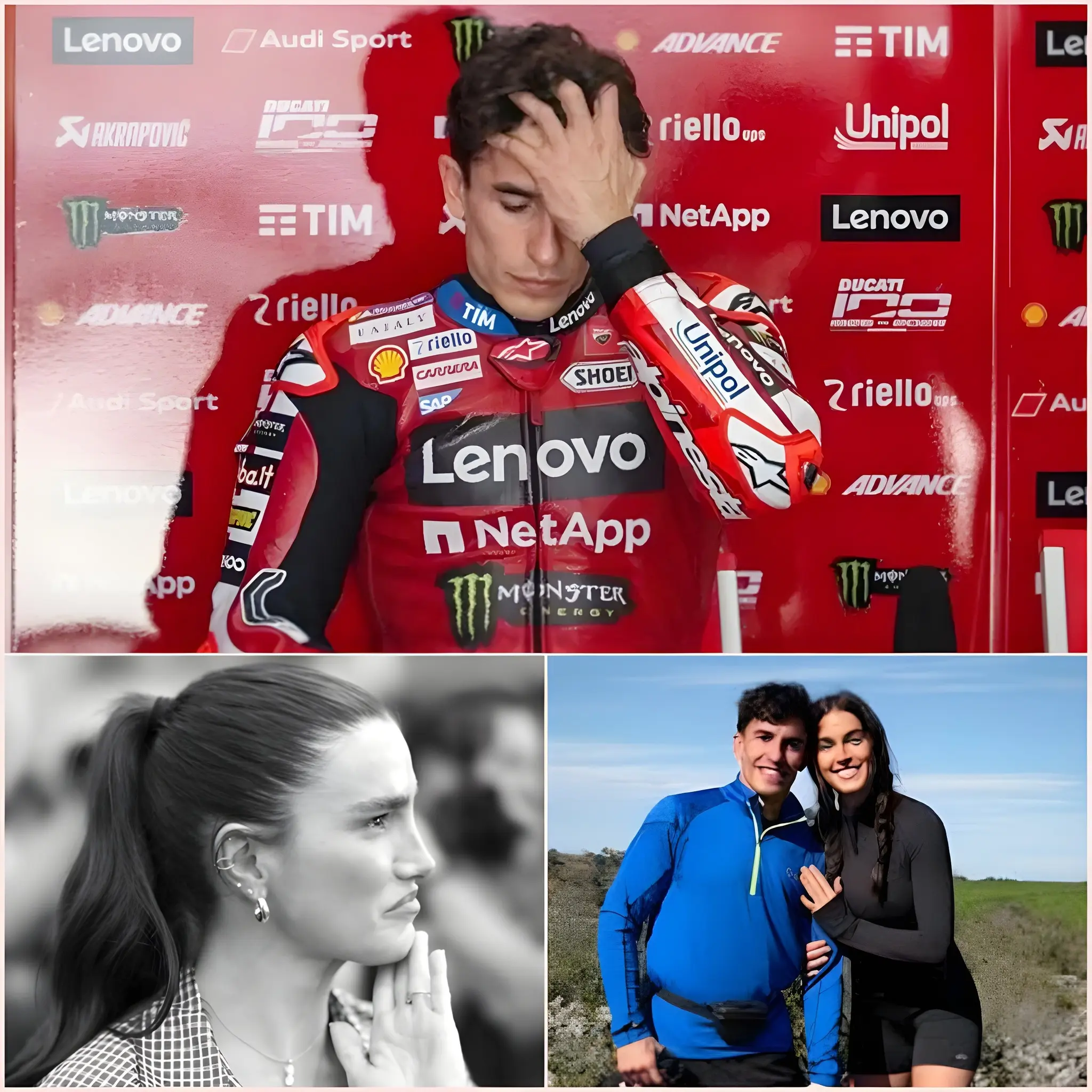 Cover Image for 💔 TRISTE NOUVELLE : Il y a 30 minutes, Ducati a présenté ses plus sincères condoléances à Marc Marquez. L’épouse du pilote espagnol est actuellement…