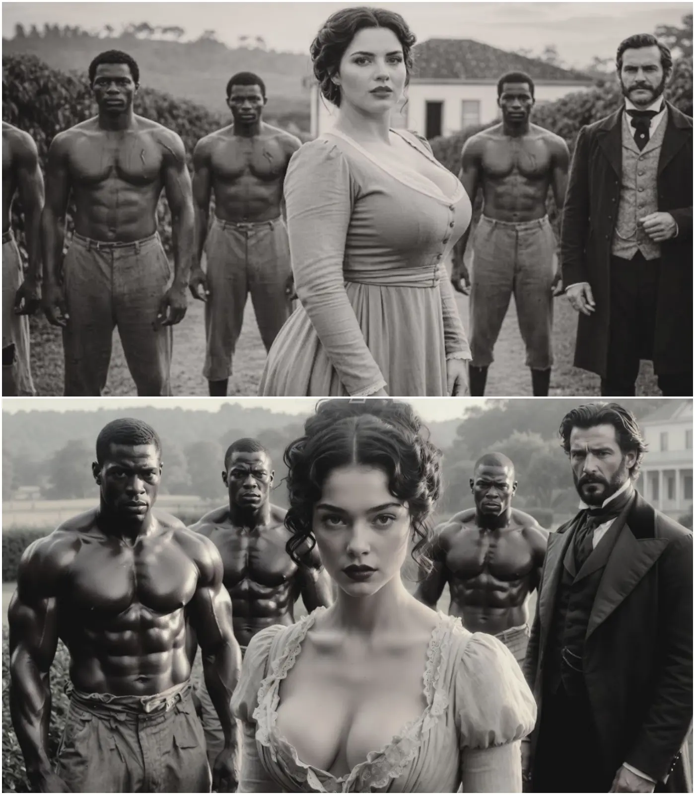 Cover Image for «Un sacerdote sorprende a un barón reprimido observando a una dama siendo “poseída” por cuatro esclavos…»