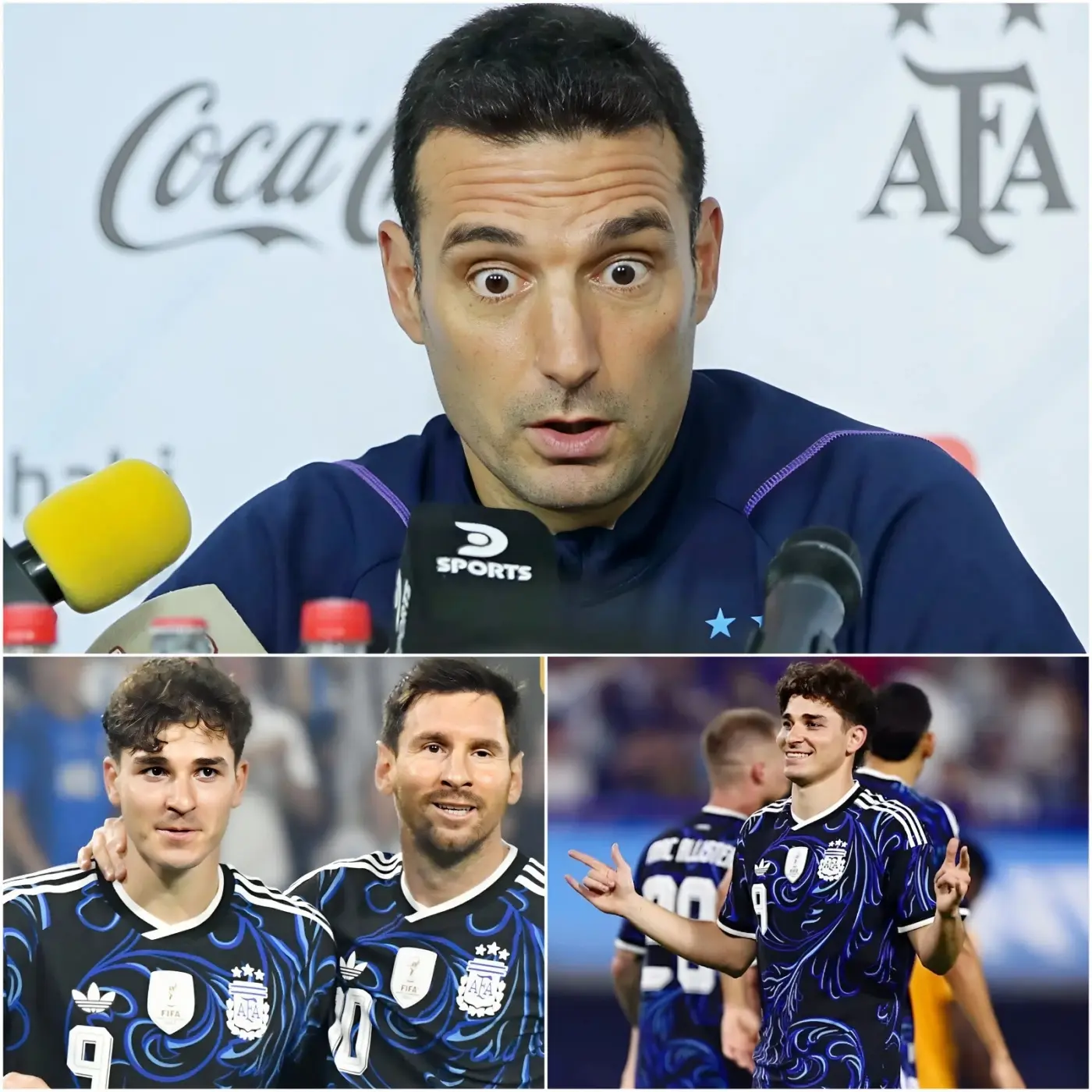 Cover Image for «¡VETE DE AQUÍ INMEDIATAMENTE!»El entrenador Lionel Scaloni, con el rostro enrojecido por la ira, estalló de furia y expulsó de manera inmediata y definitiva a un jugador de la selección argentina.