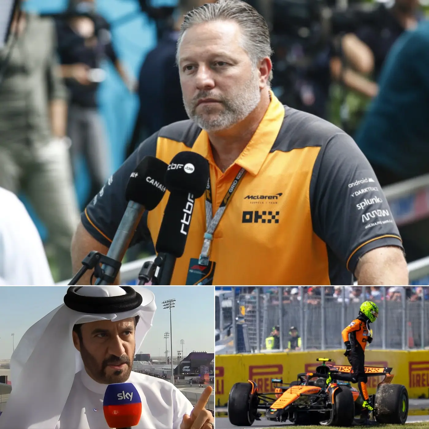 Cover Image for 🚨F1 NEWS: The F1 world is in turmoil after a shocking statement from McLaren! Zak Brown has harshly criticized the FIA, claiming the new regulations are absurd and “directly aimed” at his team. Specifically, he even called for the removal of the FIA ​​president, pushing tensions to a breaking point!👇👇👇