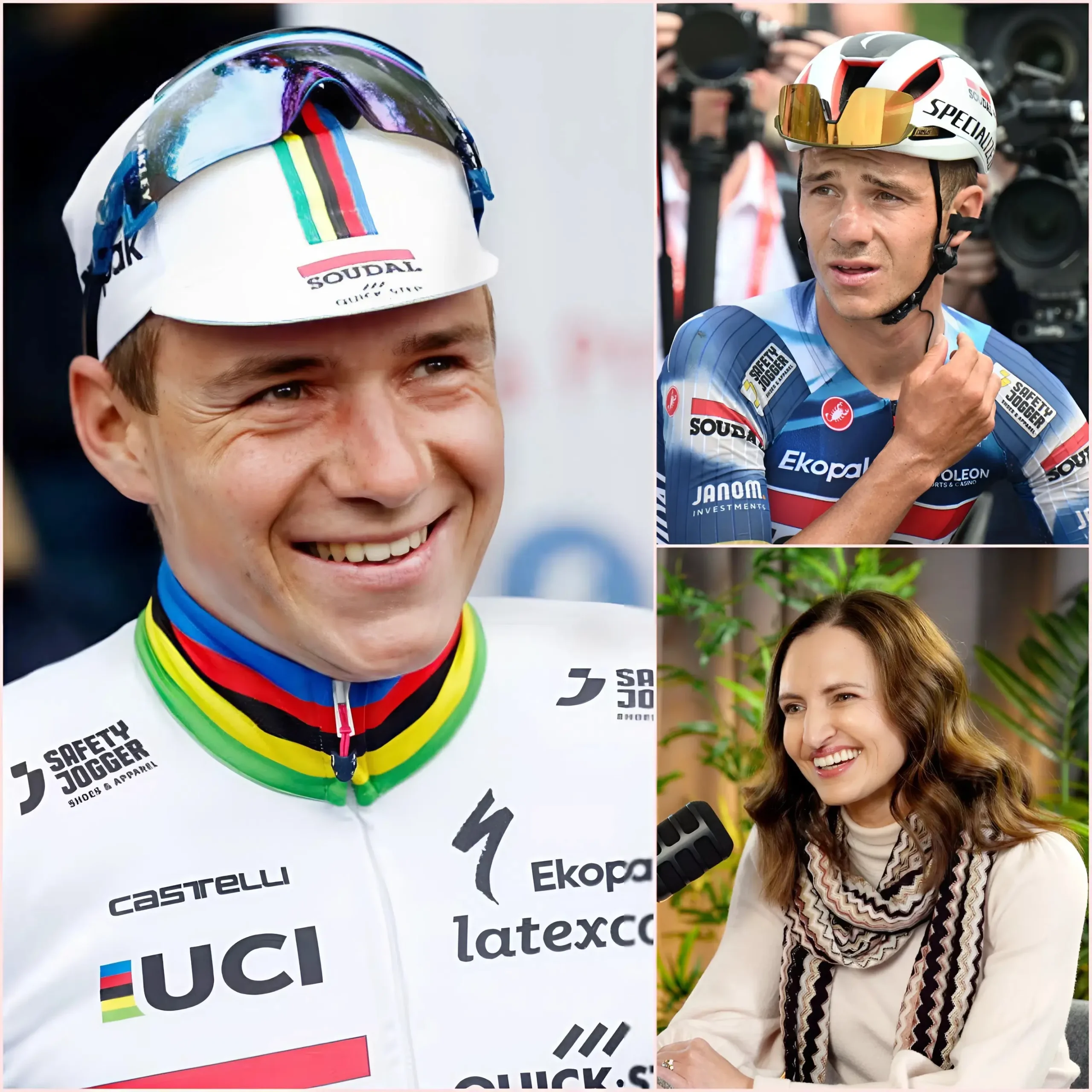 Cover Image for 😭💔 Na zijn overwinning in de eerste ronde van de Amstel Gold Race 2026 verraste Merete Hverven, de baas van Visma, wielrenner Remco Evenepoel door hem maar liefst 5 miljoen dollar aan te bieden om de nieuwe ontwerpen van het merk te promoten tijdens aankomende wedstrijden