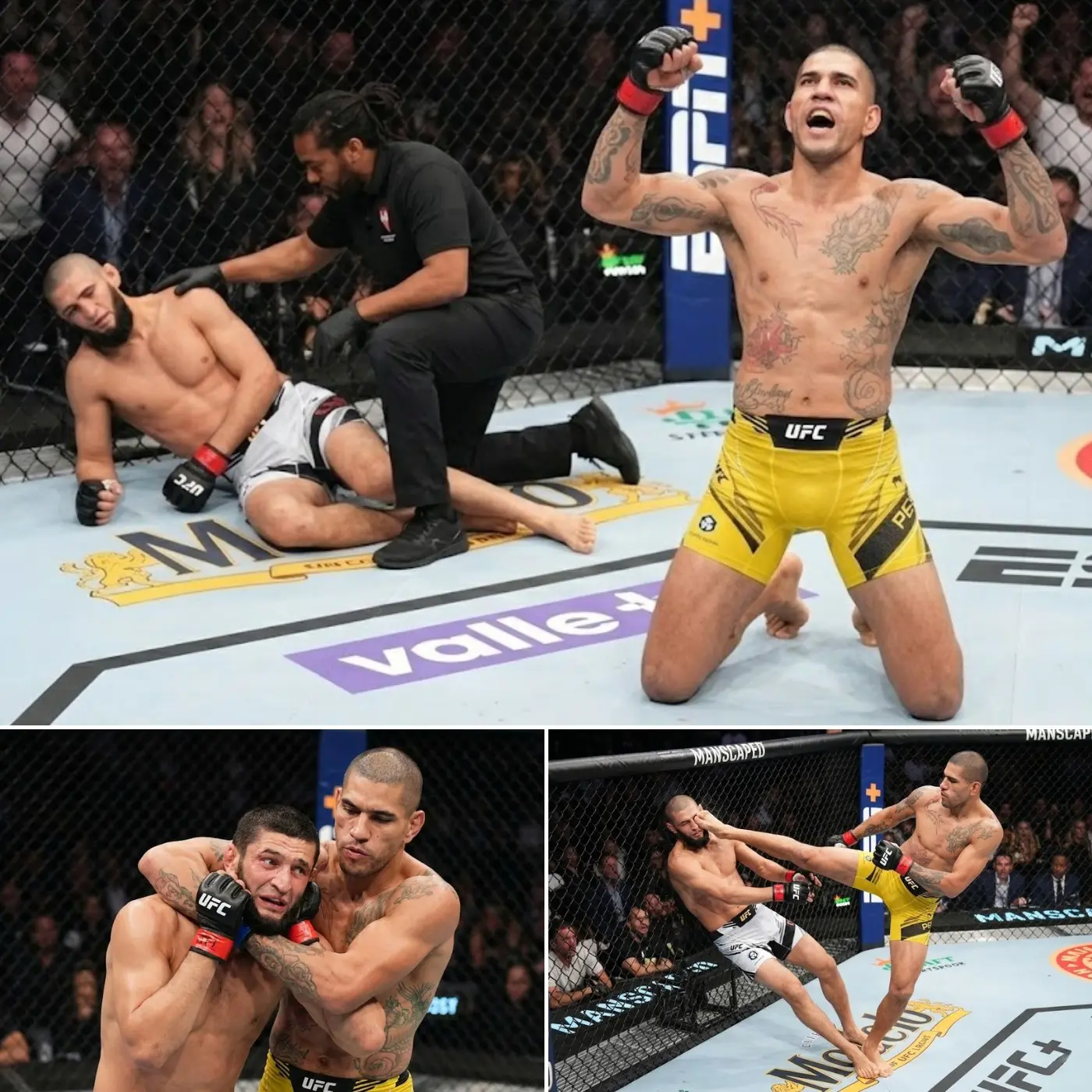 Cover Image for “The Truth Hit in One Strike!” — Alex Pereira Knocks Out Khamzat Chimaev and Shatters the Illusion