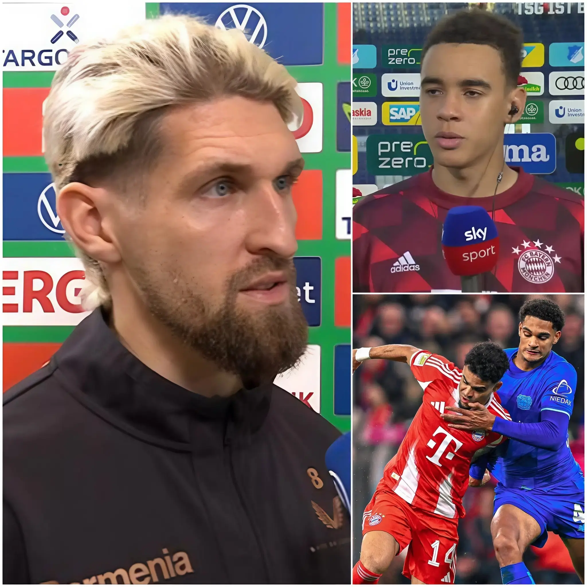 Cover Image for „WIR WERDEN DEN TRIPLE-TRAUM DES FC Bayern München HEUTE ABEND STOPPEN …“ – Mittelfeldspieler Robert Andrich hat unmittelbar vor dem Play-off-Spiel im DFB-Pokal zwischen Bayer Leverkusen und Bayern München eine selbstbewusste Kampfansage gemacht.