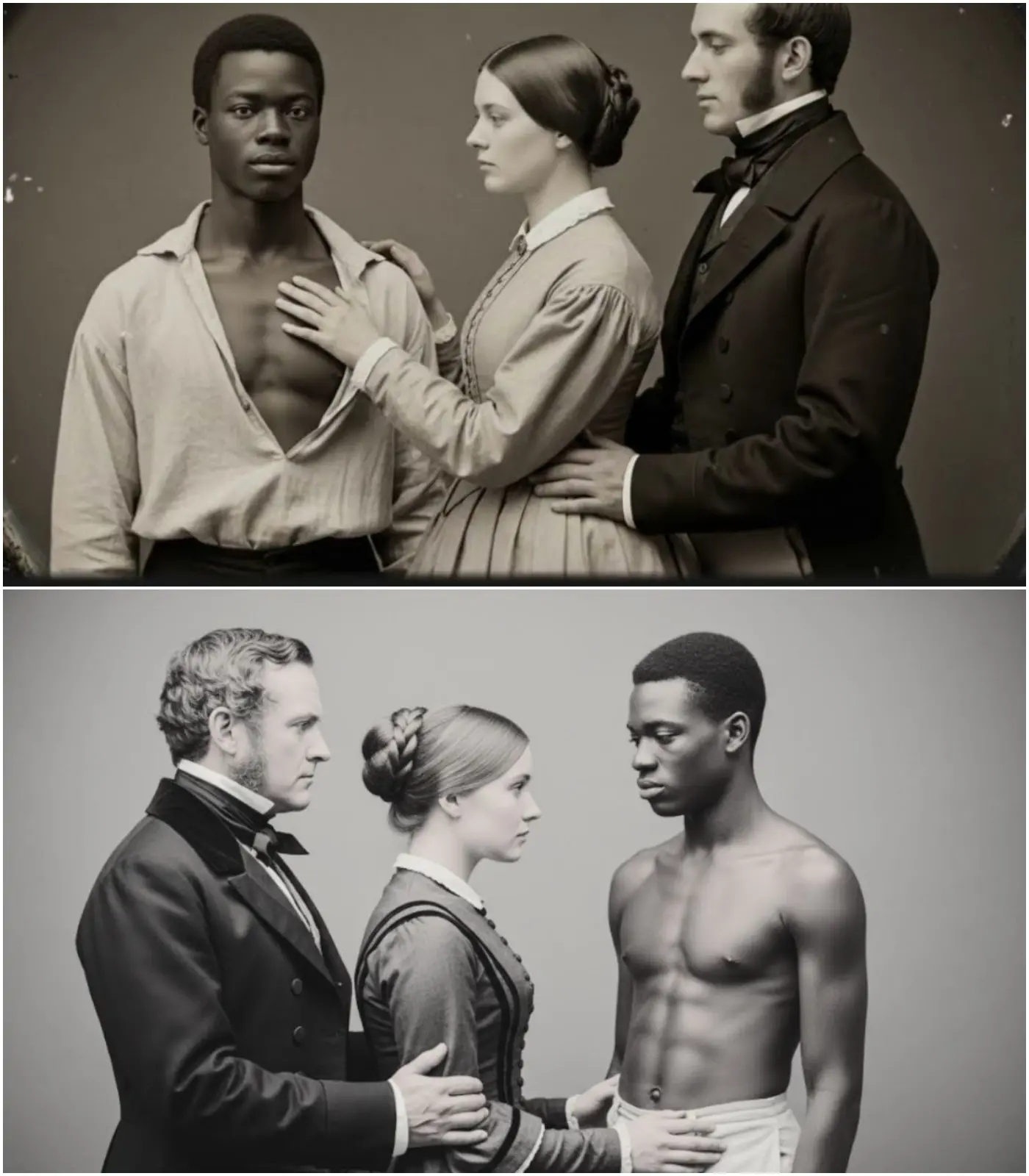 Cover Image for L’esclave Hermaphrodite Que Partageaient Le Maître Et Sa Femme… Tous Deux En Devinrent Obsédés.