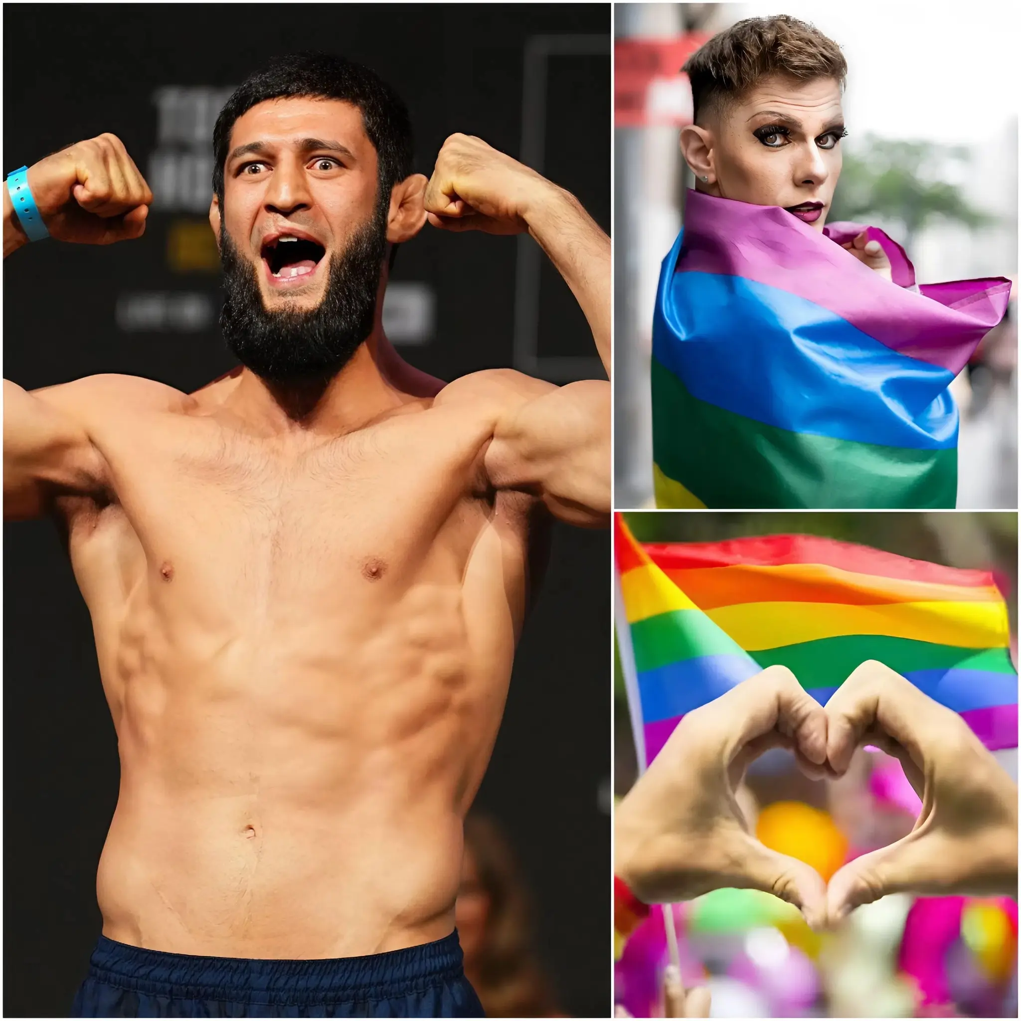 Cover Image for 5 MINUTES AGO: MMA star Khamzat Chimaev sparked controversy by announcing that he would not be participating in “Pride Night.” He emphasized: “This sport must focus entirely on performance in the arena, not on political issues or social movements.”