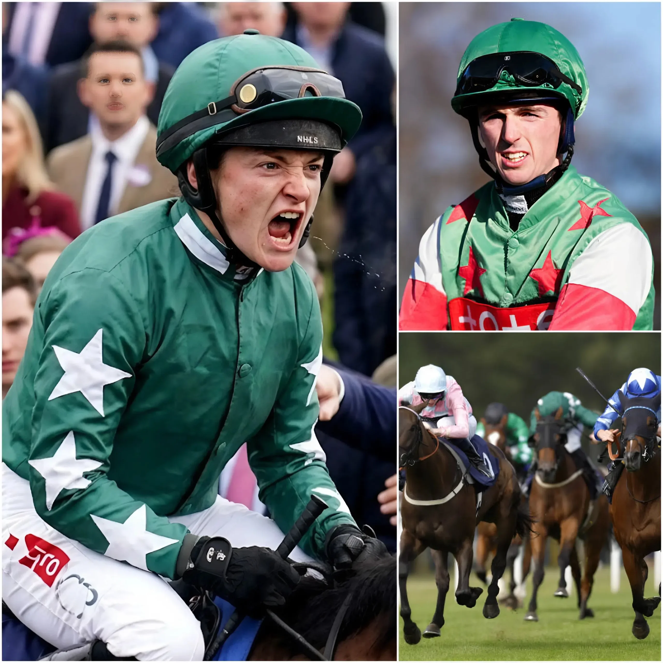 Cover Image for “GET OUT OF MY SIGHT IMMEDIATELY!” Hollie Doyle erupts after high-speed collision at York Racecourse involving Darragh Keenan 👇