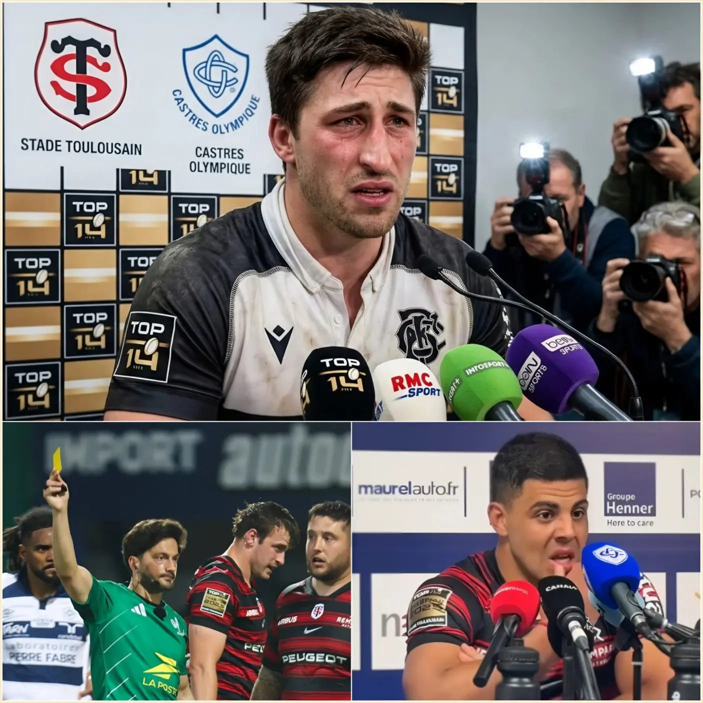 Cover Image for 🚨 La Ligue Nationale de Rugby a tenu une réunion d’urgence surprise : après la victoire 42-25 du Stade Toulousain contre Castres Olympique, le moment le plus surprenant de la journée ne s’est pas déroulé sur le terrain, mais en conférence de presse d’après-match.