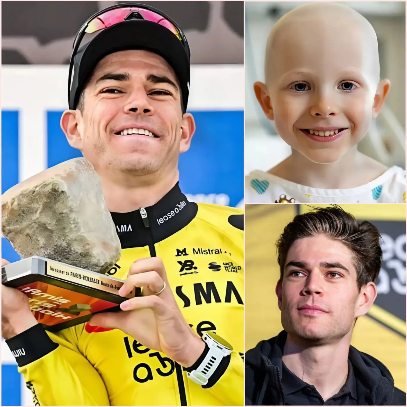 Cover Image for 🚨 Een 7-jarig jongetje dat vecht tegen een kwaadaardige hersentumor onthulde zijn allerlaatste wens: praten met zijn held, Wout van Aert. Maar wat Wout van Aert deed, was geen simpele telefoontje… hij ging veel verder dan dat, en liet het hele ziekenhuis en de familie van het kind compleet sprakeloos achter. Ontdek alle details in de comments hieronder.