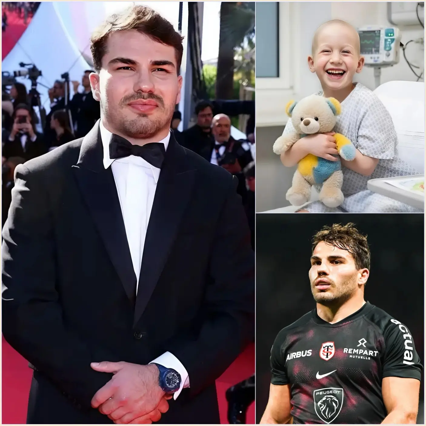 Cover Image for 🚨 Peu de gens le savaient — jusqu’à ce que l’hôpital l’annonce : Antoine Dupont a discrètement pris en charge l’intégralité des frais de l’opération d’une tumeur cérébrale pour une fillette de 9 ans, après avoir appris que son plus grand rêve était de le rencontrer, ne serait-ce qu’une seule fois.