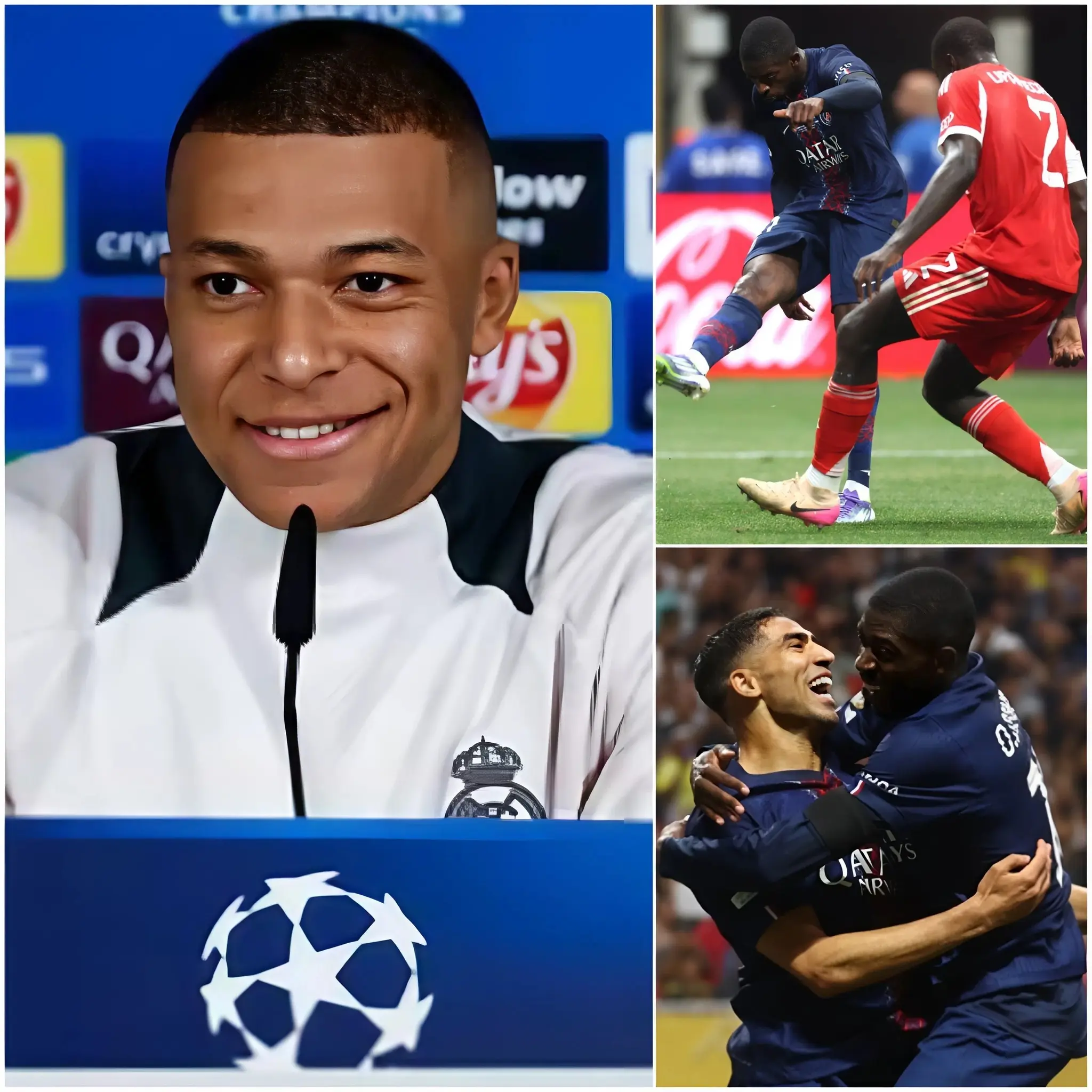 Cover Image for 🚨🚨EILMELDUNG VOR 10 MINUTEN: „Ich hasse Bayern nicht, aber sie werden an diesem Tag von PSG besiegt werden – und hier sind die Gründe.“: Der Stürmer von Real Madrid, Kylian Mbappé, hat erklärt, warum sein ehemaliger Verein Paris Saint-Germain Bayern deutlich übertreffen könnte.