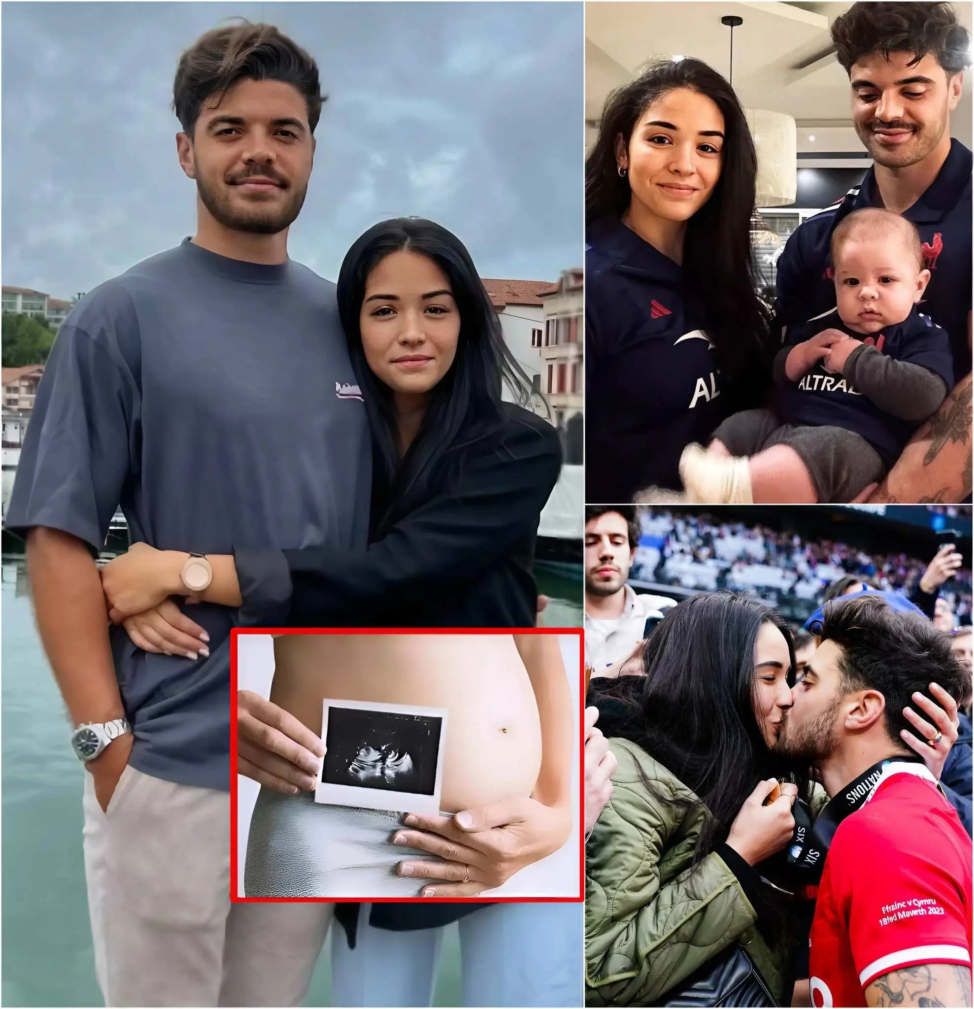 Cover Image for 💖 « NOUS ALLONS AVOIR UN AUTRE BÉBÉ ! » Quelques jours seulement après sa victoire émouvante en 21e journée contre Castros Olympique, Romain Ntamack a surpris le monde entier avec une nouvelle inattendue : lui et Lisa Lopez attendent leur deuxième enfant.