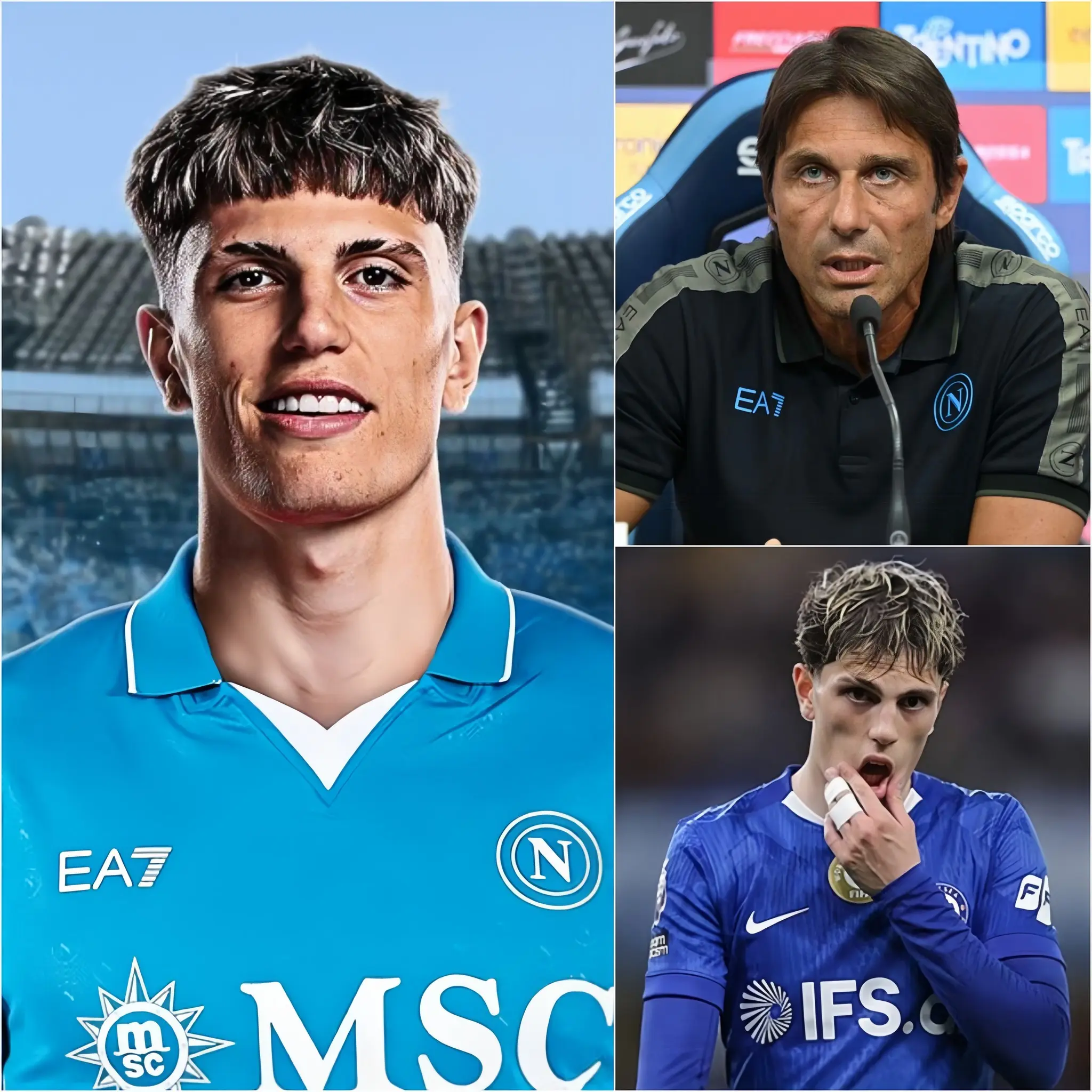 Cover Image for SCANDALOSO: Il Napoli vuole ingaggiare Alejandro Garnacho dal Chelsea alla fine della stagione. L’allenatore Antonio Conte ritiene che questo giovane attaccante sarebbe un’aggiunta perfetta per la squadra del Napoli,