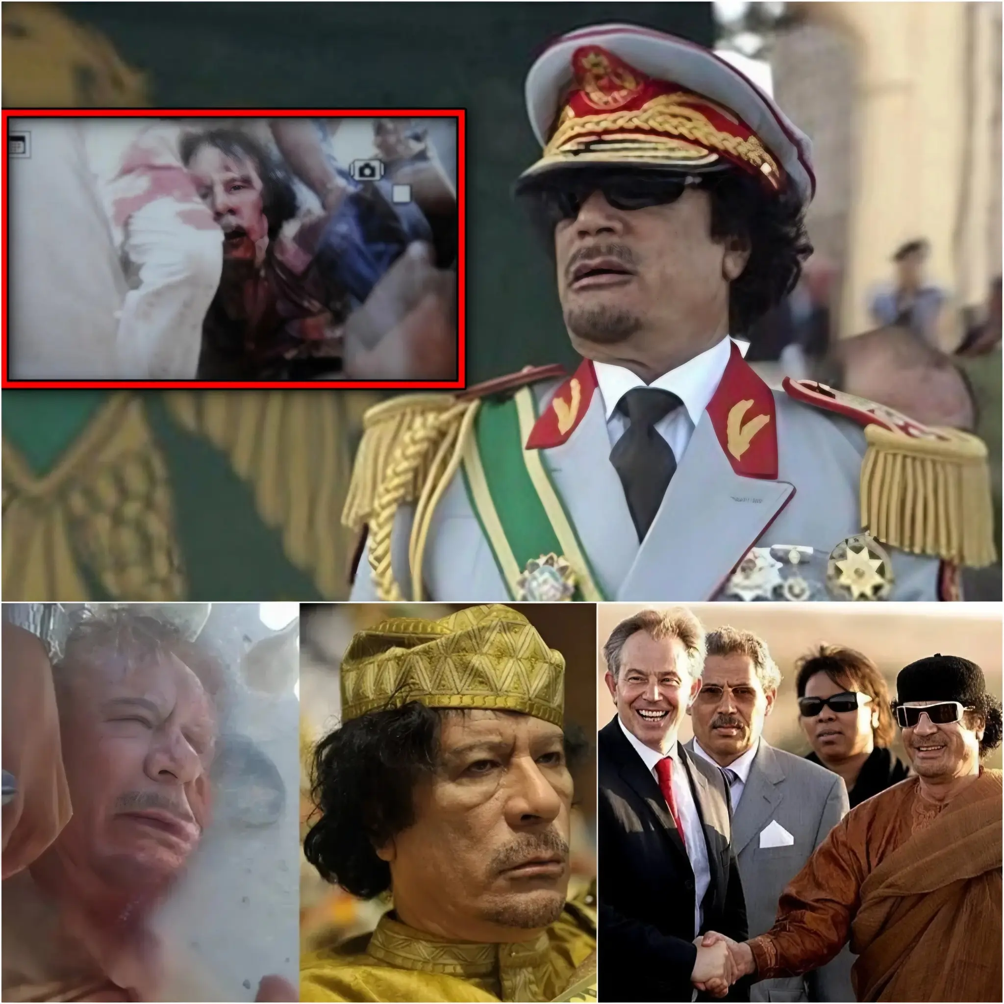 Cover Image for 🚨😱DE MEEST ANGSTWEKKENDDE EXECUTIE VAN DE EEUW van de Libische dictator: De aangrijpende laatste uren van kolonel Gaddafi en zijn zoon schokken de wereld in een rauw verslag dat hun brute einde en de schokkende openbare tentoonstelling van hun lichamen blootlegt, wat afschuw, controverse en een golf van wereldwijde reacties teweegbrengt (WAARSCHUWING: EXPLICIETE, SCHOKKENDE BEELDEN).👇
