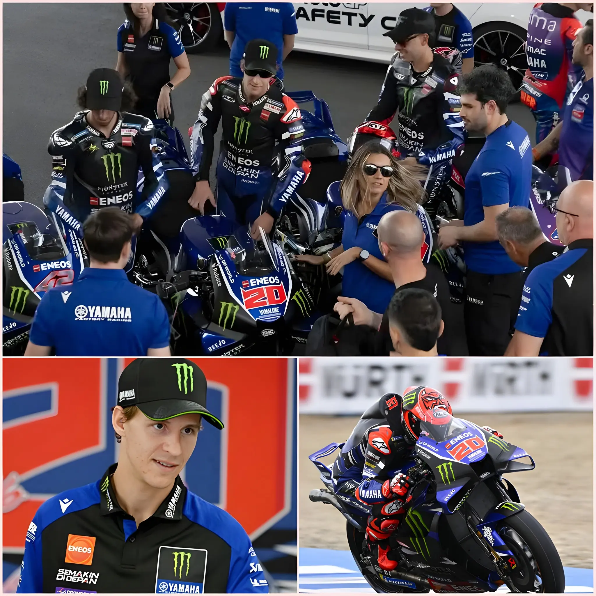 Cover Image for ❤️ « INCROYABLE ! JE N’EN CROIS PAS MES YEUX ! » La performance explosive de Fabio Quartararo lors de la dernière séance d’essais libres avant le Grand Prix d’Espagne a stupéfié tout le monde. Quartararo a démontré bien plus que de la vitesse : il a fait preuve d’une classe de champion, une qualité qui a même touché les fans les plus exigeants.