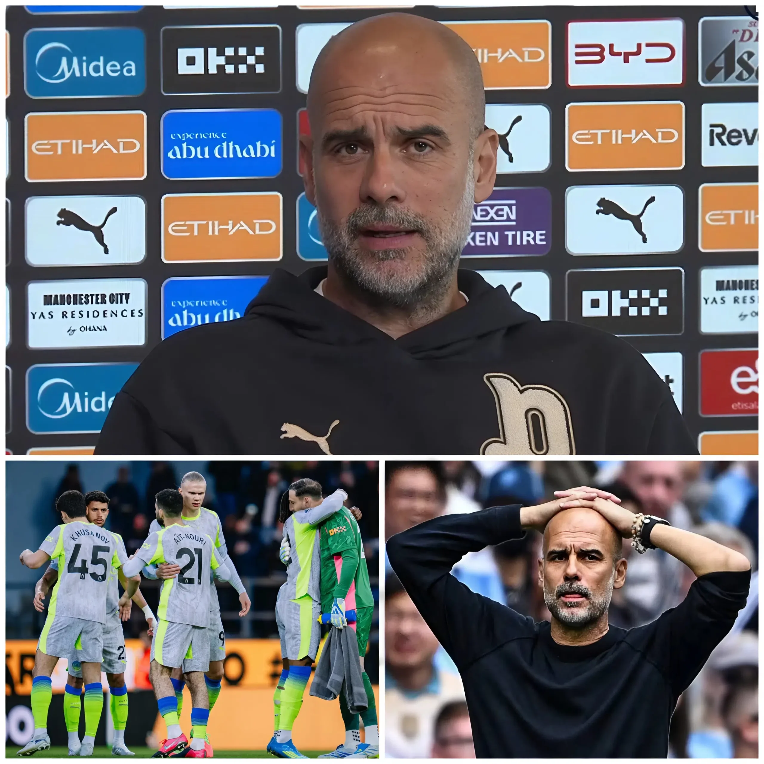 Cover Image for Just 20 minutes ago in Etihad, Manchester, Pep Guardiola officially confirmed… DETAIL HERE👇👇