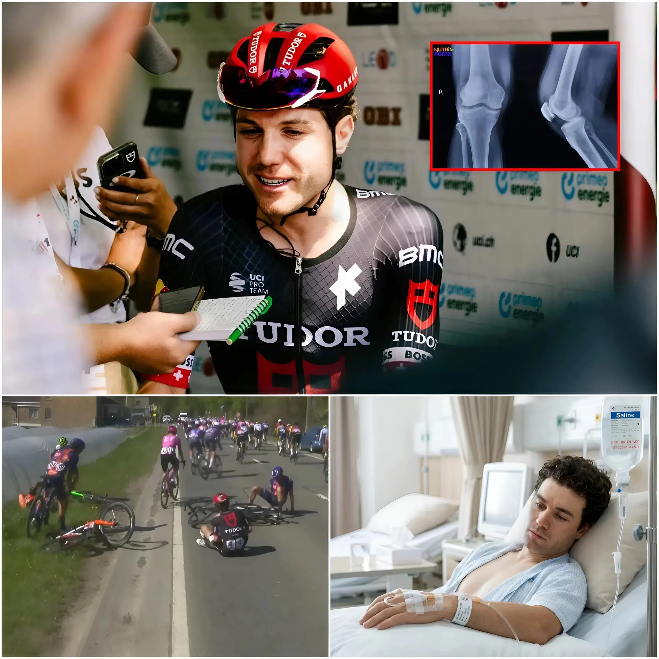 Cover Image for 🚨 Tragedia alla Flèche Wallonne: Hirschi out con frattura alla clavicola, emerge un dettaglio scioccante prima dell’operazione 👇